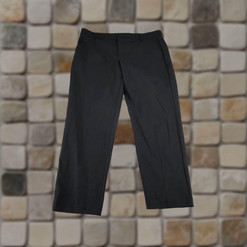 Vintage Liverpool Pants Women Slim Fit Ankle 33 Black Stretch Liverpool Brand Modern Knit Fibers 33 Black Womens Pants 33 Slim Ankle Stretch Size 24" / US 00 / IT 34 - 1 Thumbnail