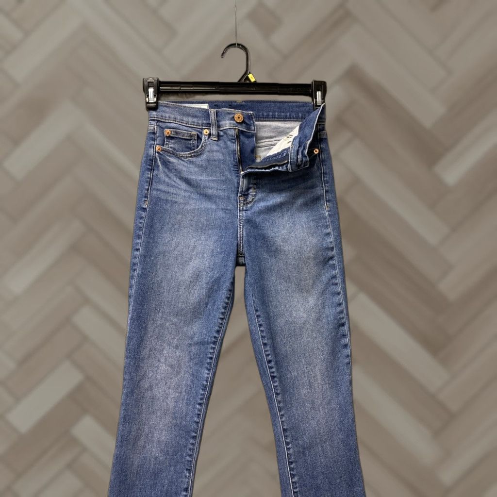 Gap Gap Womens Waist 25 Regular Skinny Pockets Denim Blue Jeans Leggings /129-31 Size 42" / US 20 - 1 Thumbnail