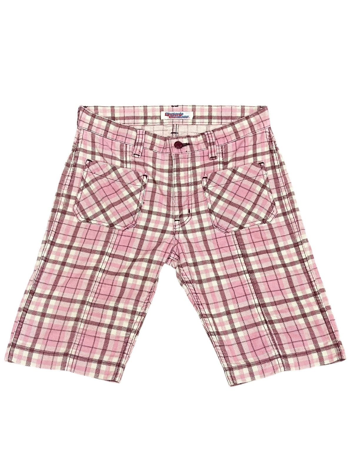 Hysteric Glamour Vintage Hysteric Glamour Pink Check Bush Pocket Shorts Size 28" / US 6 / IT 42 - 1 Thumbnail