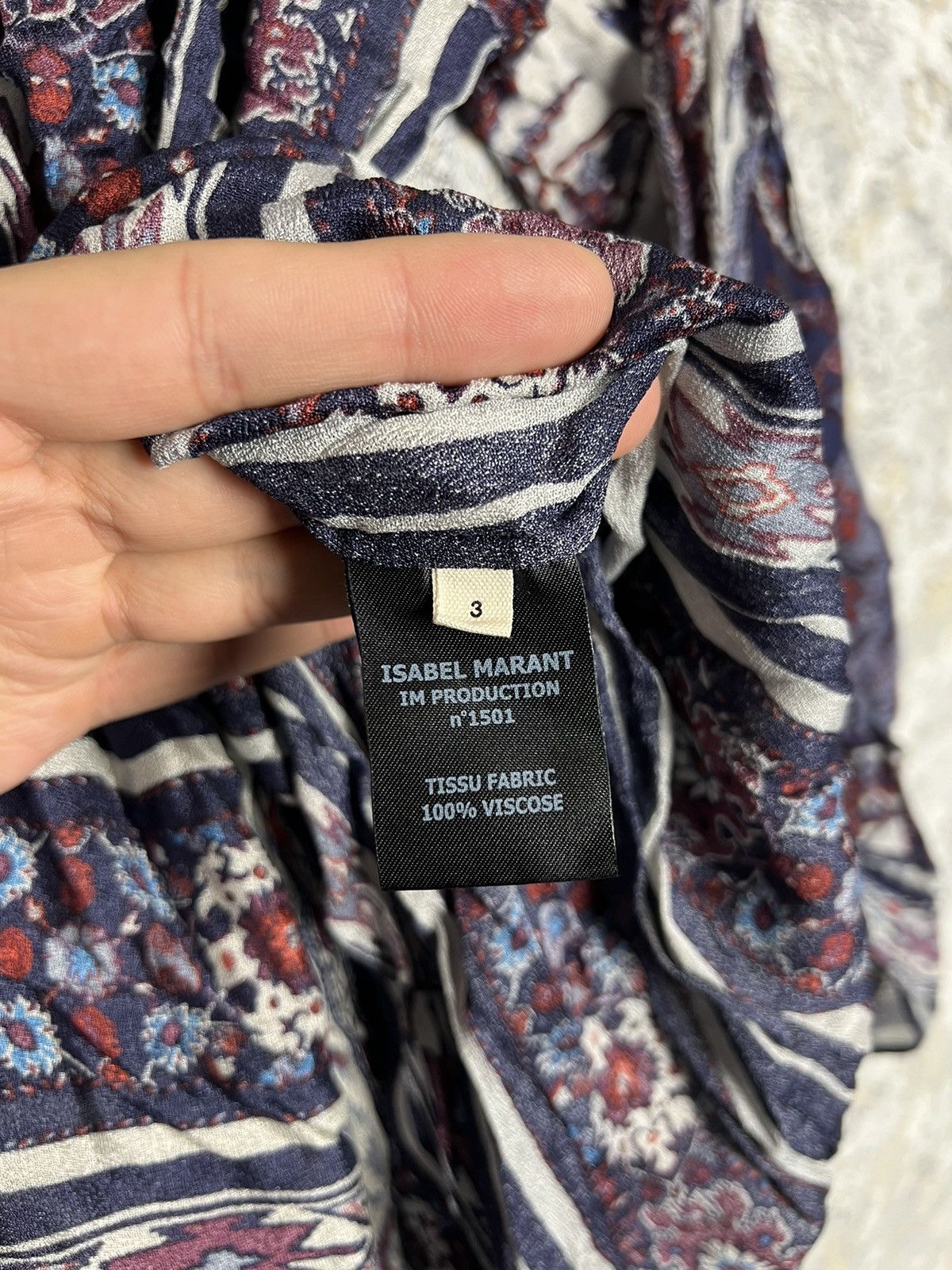 Isabel Marant × Isabel Marant Etoile Isabel Marant Etoile Tresha Paisley Print Tunic Dress Size 3 Size S / US 4 / IT 40 - 7 Thumbnail