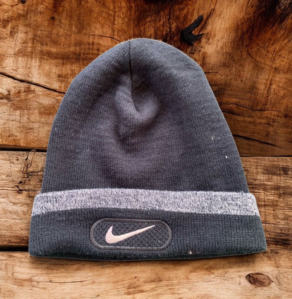 Nike Nike vintage 90's Beanie Hat Size ONE SIZE - 1 Thumbnail