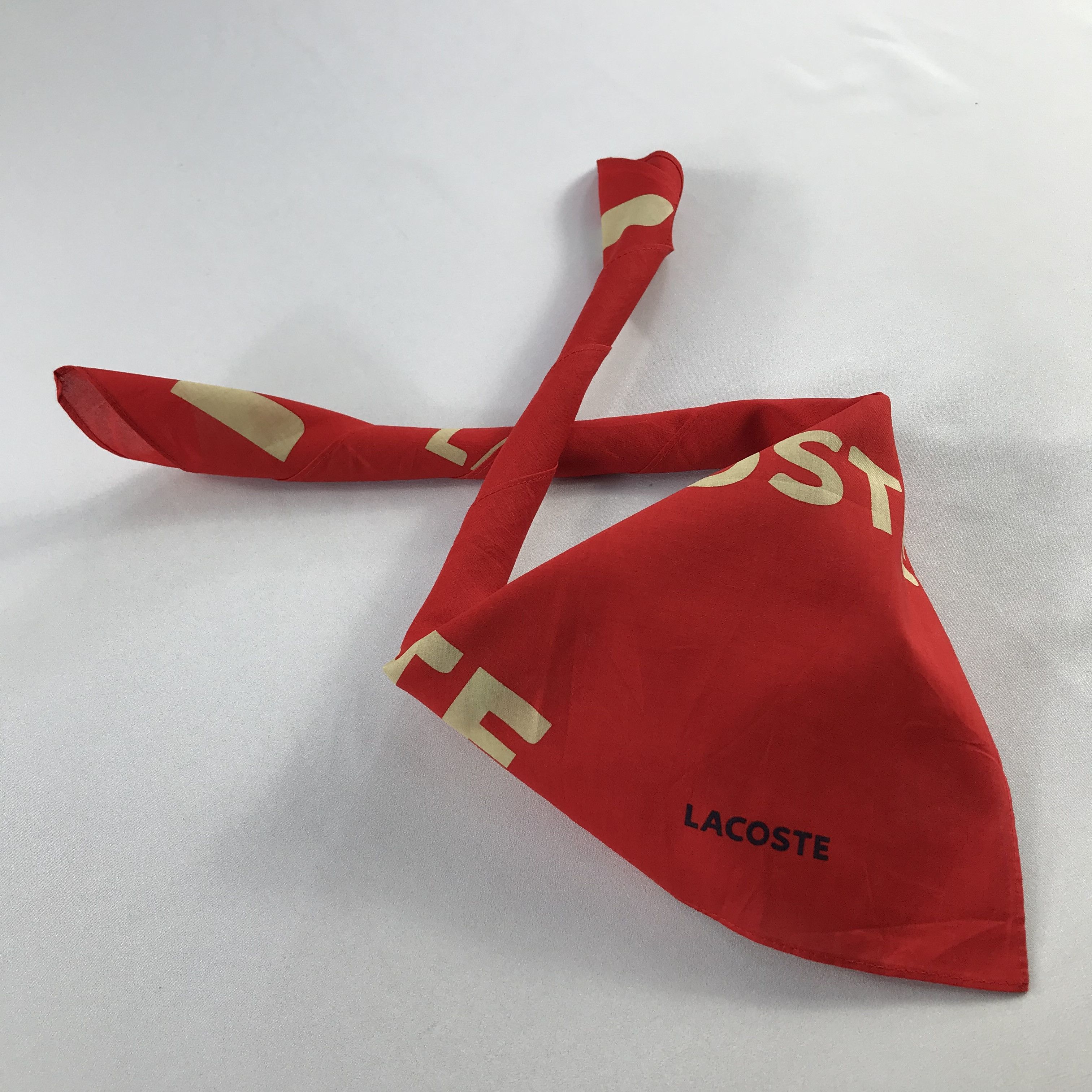 Lacoste Lacoste Handkerchief / Bandana / Neckerchief C734 Size ONE SIZE - 2 Thumbnail