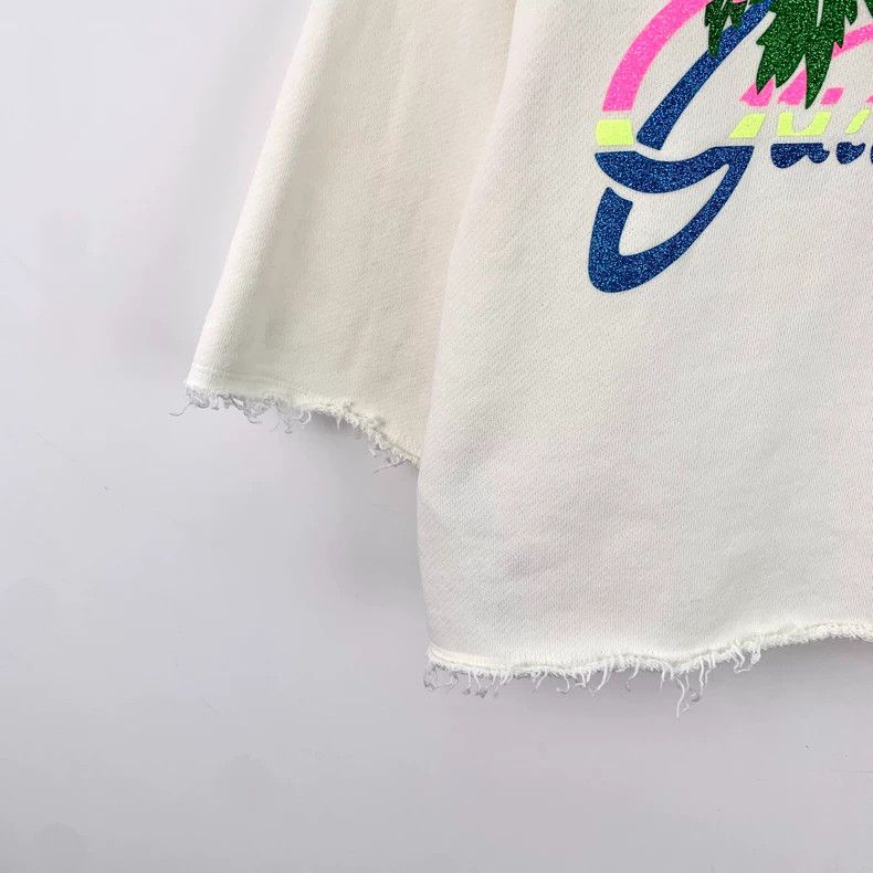 Gucci Gucci Beige logo coconut print cotton round-neck short-slee Size S / US 4 / IT 40 - 5 Thumbnail