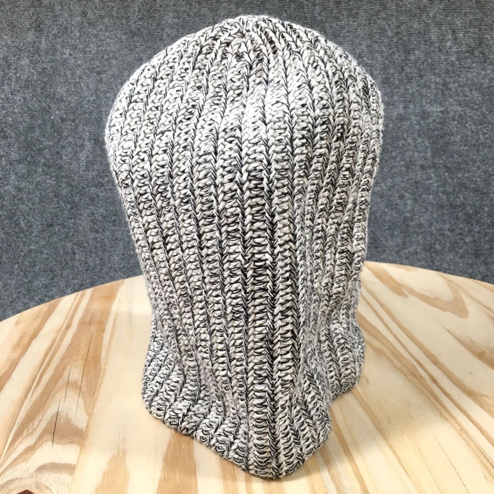 Vintage Love Your Melon Winter Beanie Hat Womens White OS Adjustable Knitted Cotton Size ONE SIZE - 7 Thumbnail