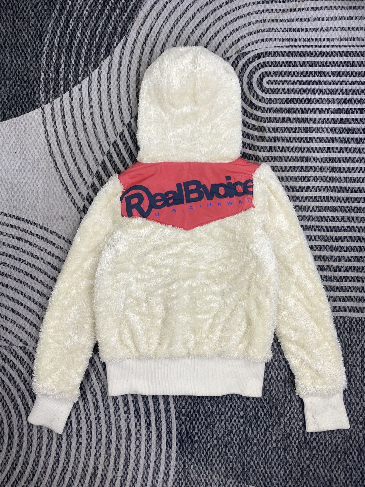 Japanese Brand Vtg Real B Voice Fur Hooded Sweater Size US S / EU 44-46 / 1 - 2 Thumbnail