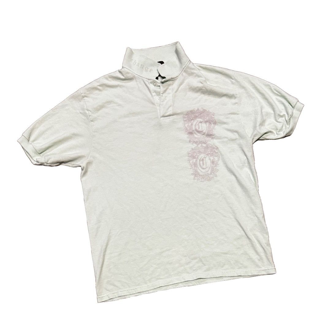 Other Vintage Y2K Light Green Polo By K Circosta Size US L / EU 52-54 / 3 - 1 Thumbnail