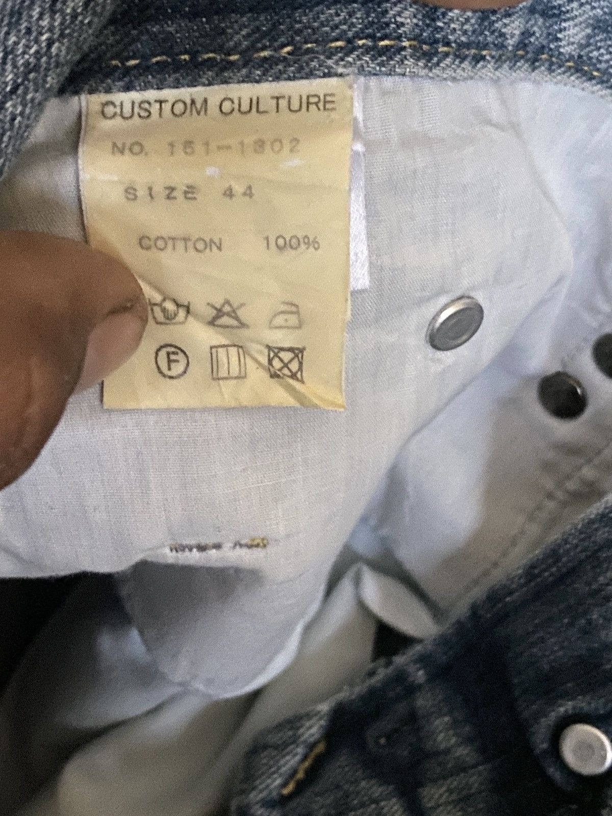 Hysteric Glamour × If Six Was Nine × PPFM Vintage custom culture straight cut denim Size US 31 - 7 Thumbnail