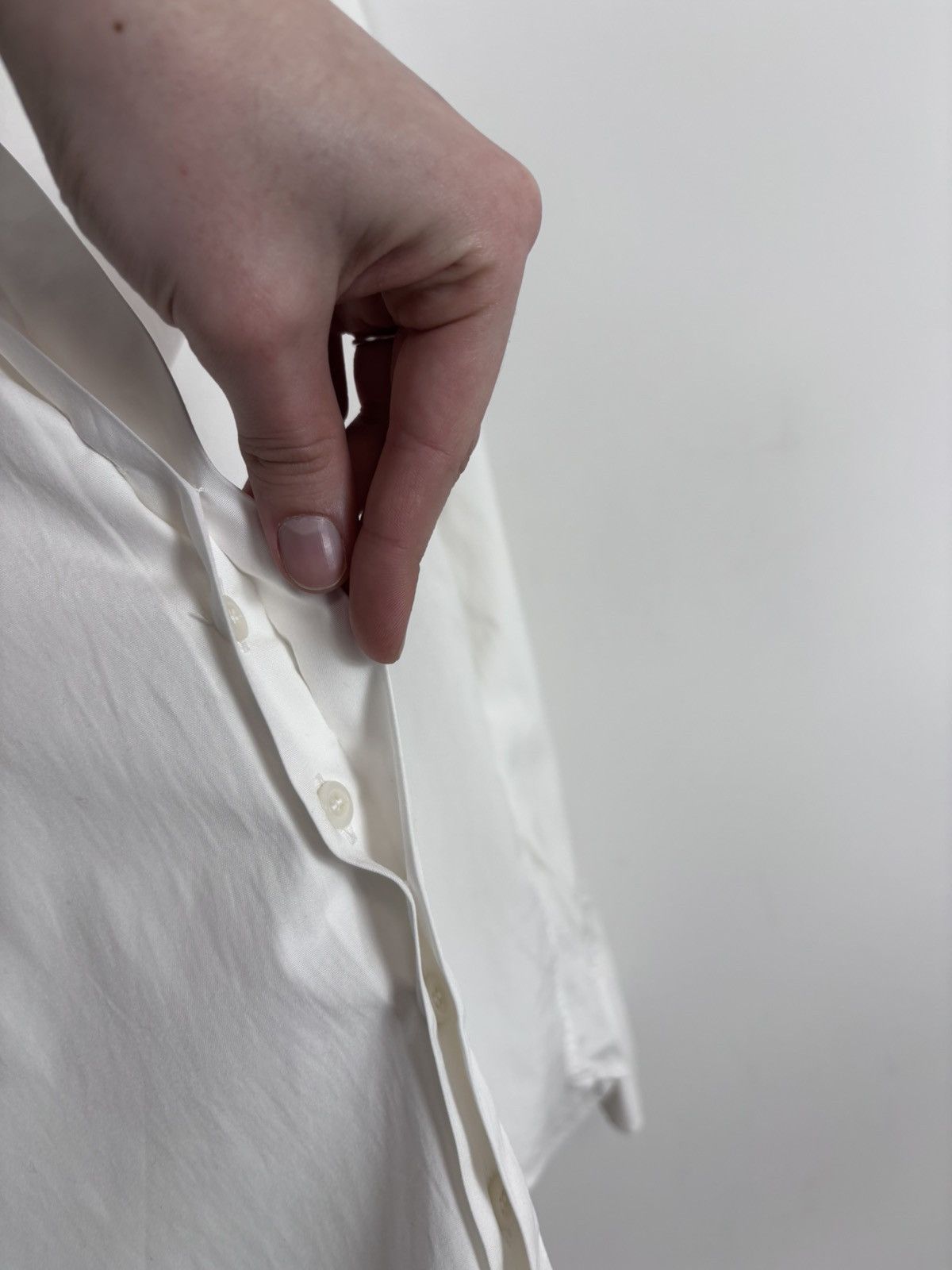 Dsquared2 Dsquared2 Men’s White Button Up Long Sleeve Dress Shirt Size US S / EU 44-46 / 1 - 7 Thumbnail