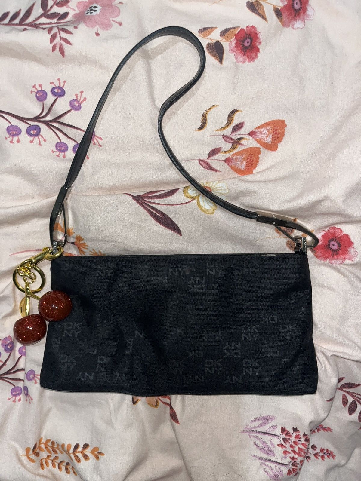 DKNY DKNY black monogram shoulder bag Size ONE SIZE - 4 Thumbnail