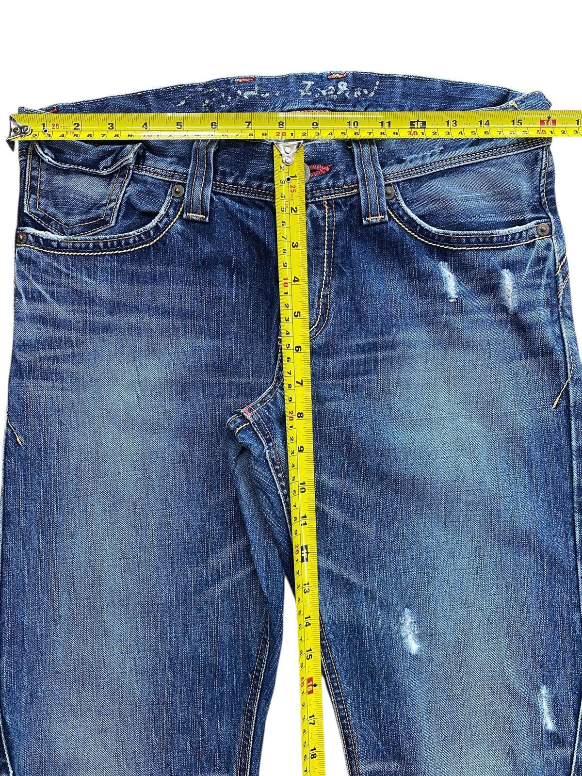 Edwin Edwin Faded Blue Wash Style Flare Jeans Size US 32 / EU 48 - 6 Thumbnail