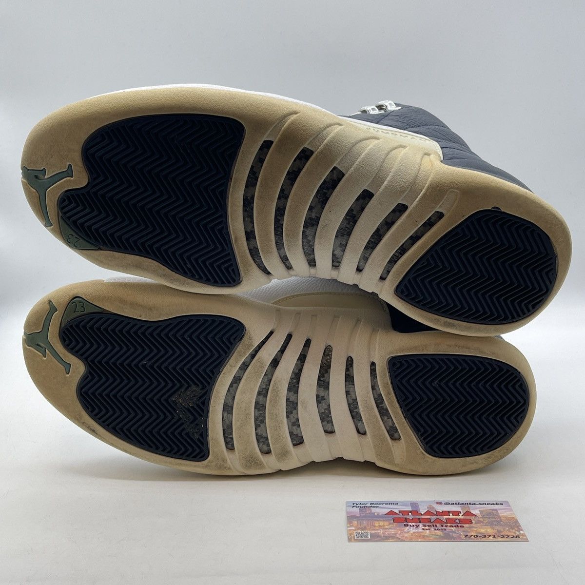 Jordan Brand Air Jordan 12 Obsidian Size US 10 / EU 43 - 7 Thumbnail