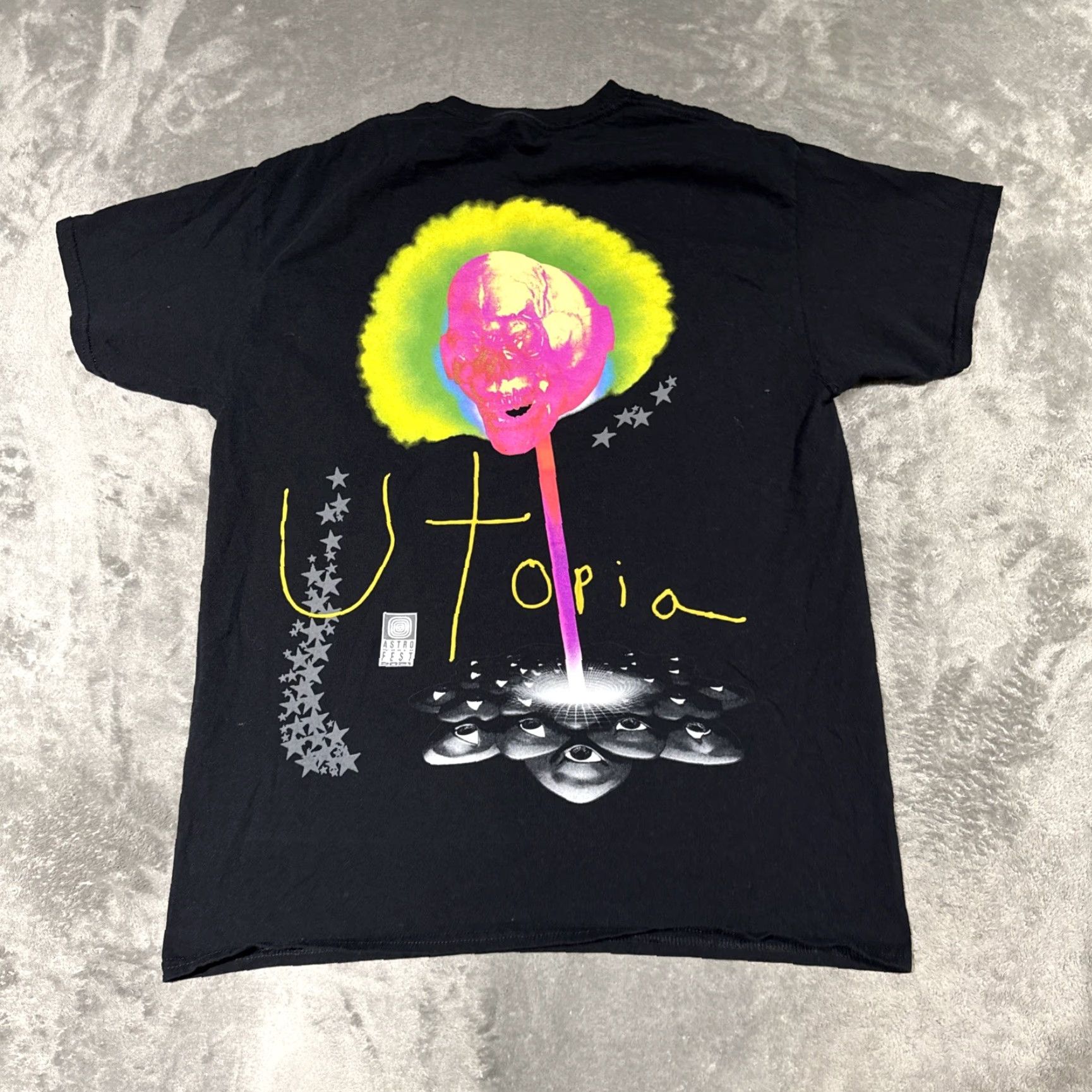 Other Astroworld T-Shirt Mens Medium Black See You On The Other Side Utopia Graphic Shirt Size US M / EU 48-50 / 2 - 4 Thumbnail