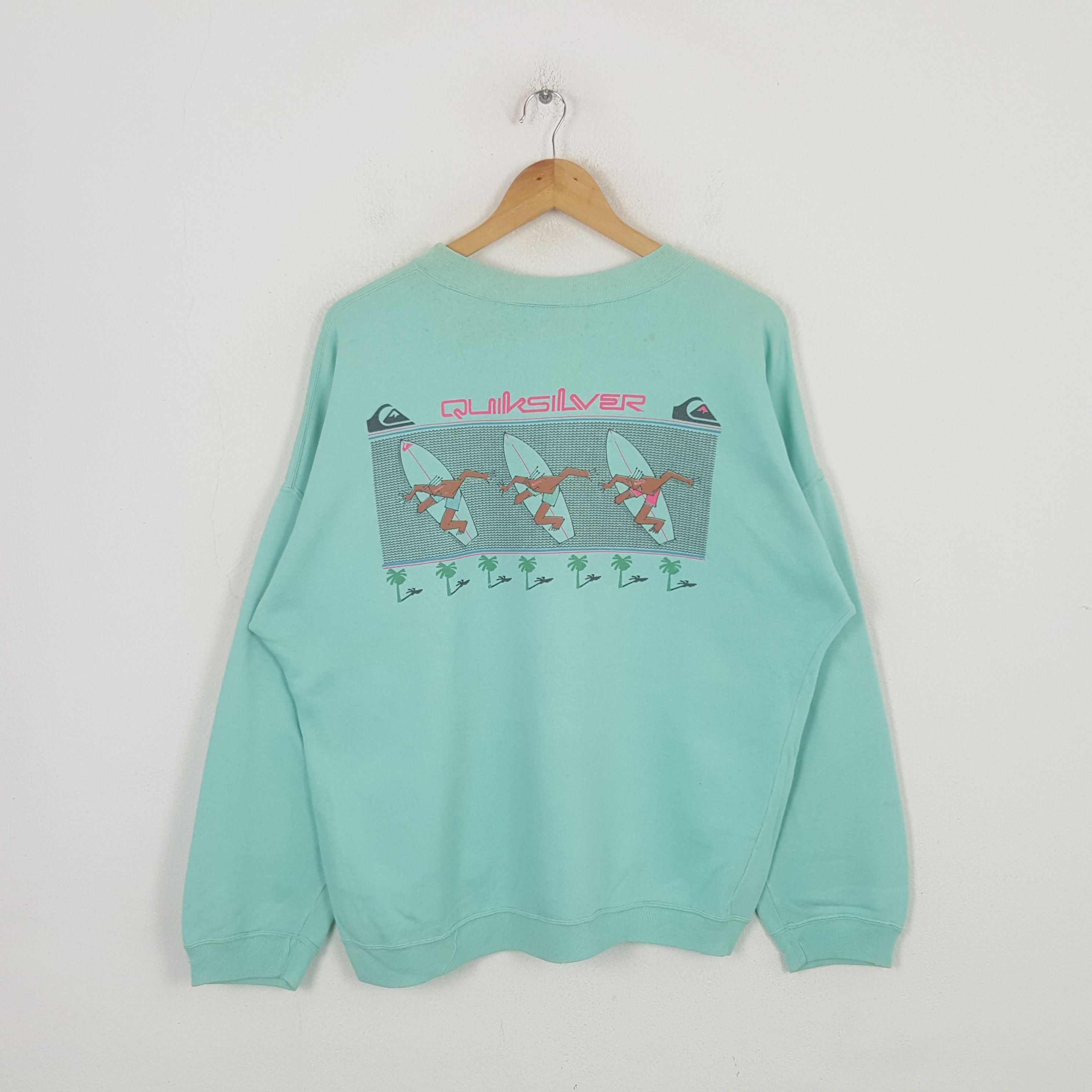 Quiksilver Vintage Quiksilver Surfing Style Hawaii Sweatshirt RR25 Size US L / EU 52-54 / 3 - 1 Thumbnail