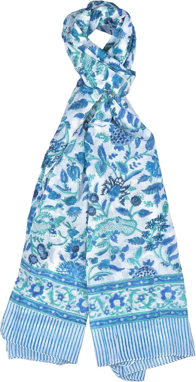 Handmade Cotton Head Scarves Lightweight Travel Scarf for Women Size ONE SIZE - 4 Thumbnail