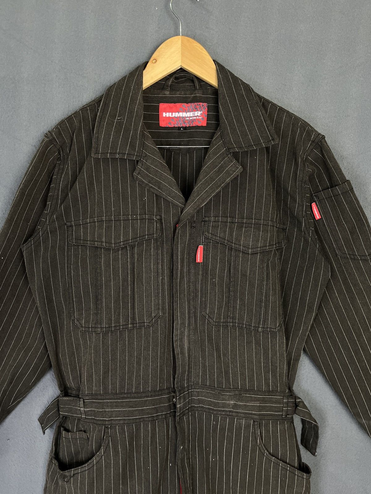 Vintage HUMMER STRIPES COVERALLS Size US 39 - 3 Thumbnail