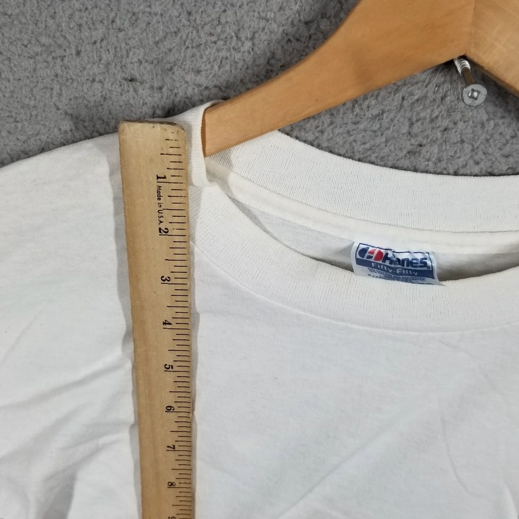 Vintage VINTAGE US Navy Military Communications T-Shirt Men XL White 90s Satellite Launch Logo Nautical Outdoor Size US XL / EU 56 / 4 - 6 Thumbnail