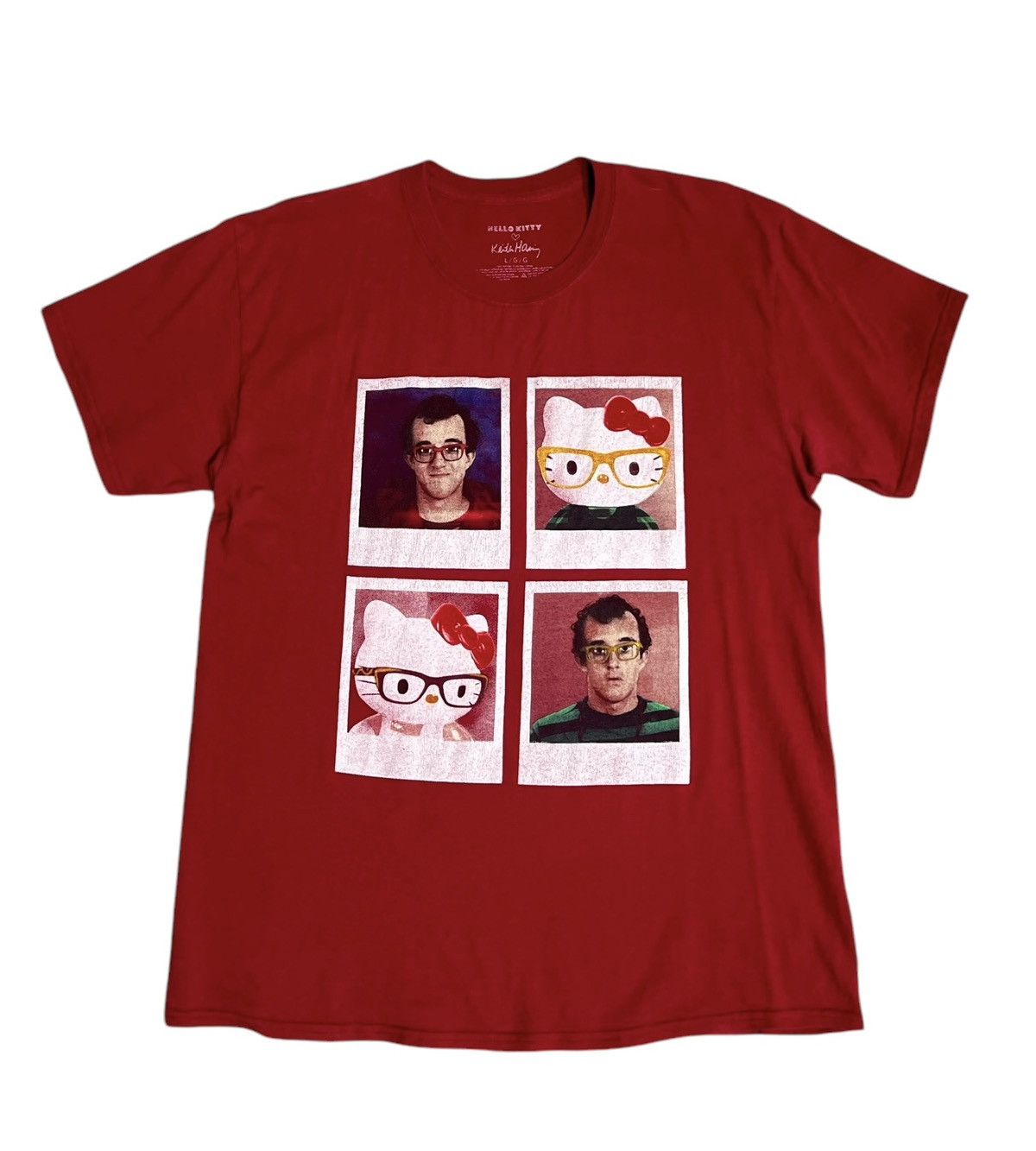 Keith Haring × Vintage HELLO KITTY x KEITH HARING PHOTO TEE Size US L / EU 52-54 / 3 - 2 Thumbnail