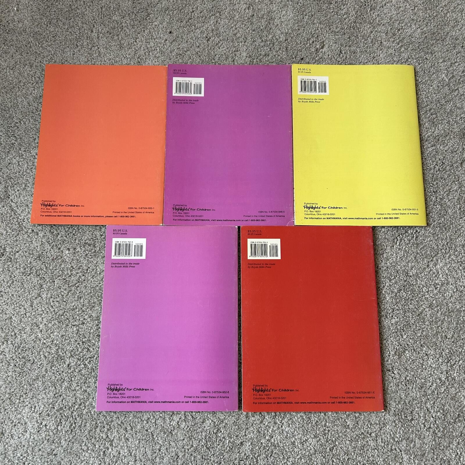 Other Set of 5 Vintage Mathmania Educational Workbooks Size ONE SIZE - 2 Thumbnail