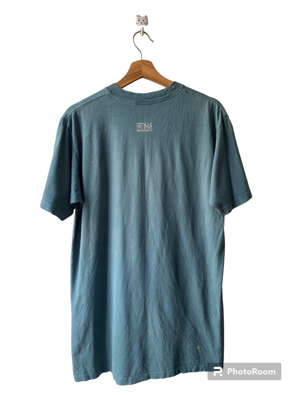 Guess × Vintage Vintage 90’s Guess Centre Logo Distressed T Shirt Size US L / EU 52-54 / 3 - 2 Thumbnail