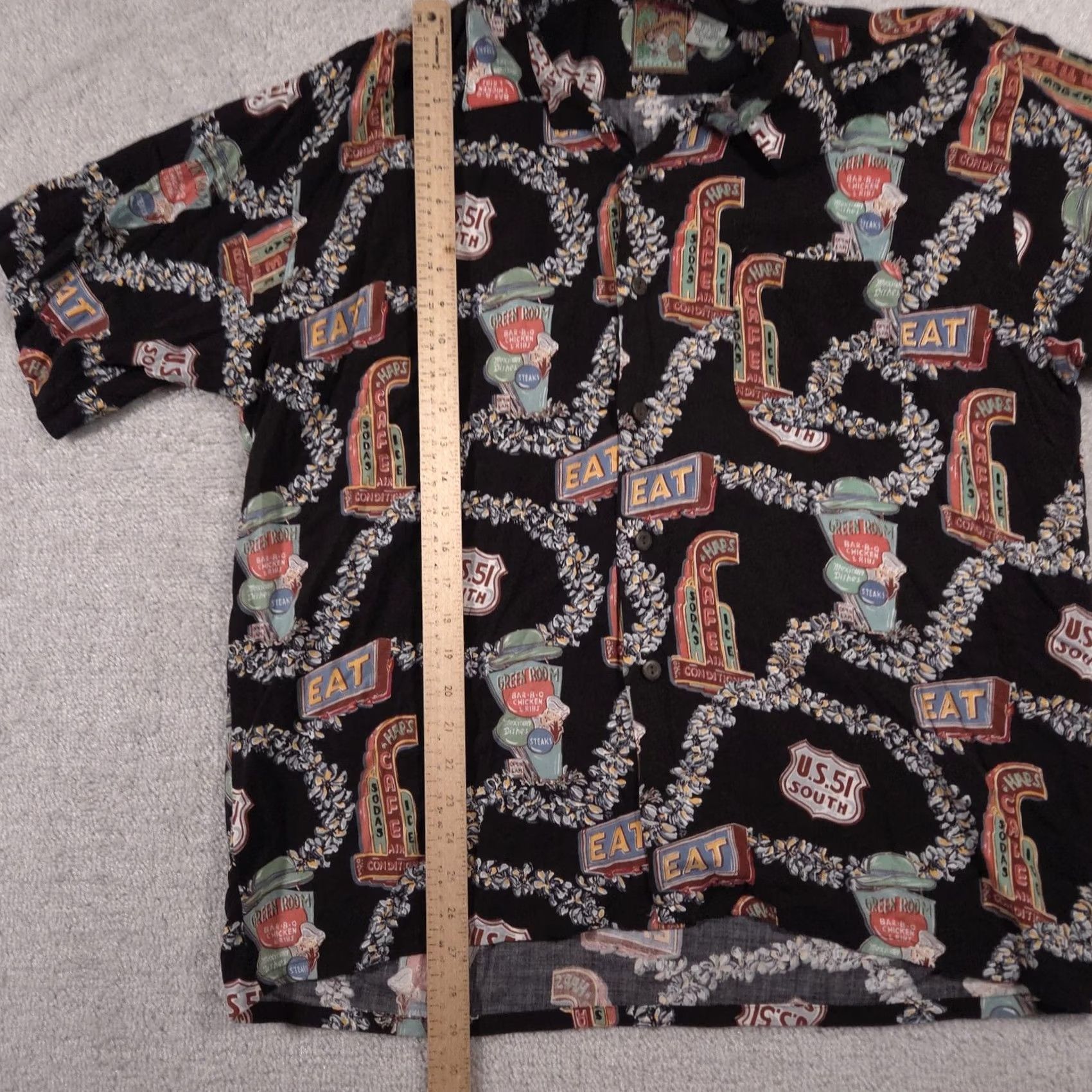 Vintage VINTAGE Pineapple Connections Shirt Mens XL Black Hawaiian Aloha Camp 90s Size US XL / EU 56 / 4 - 7 Thumbnail