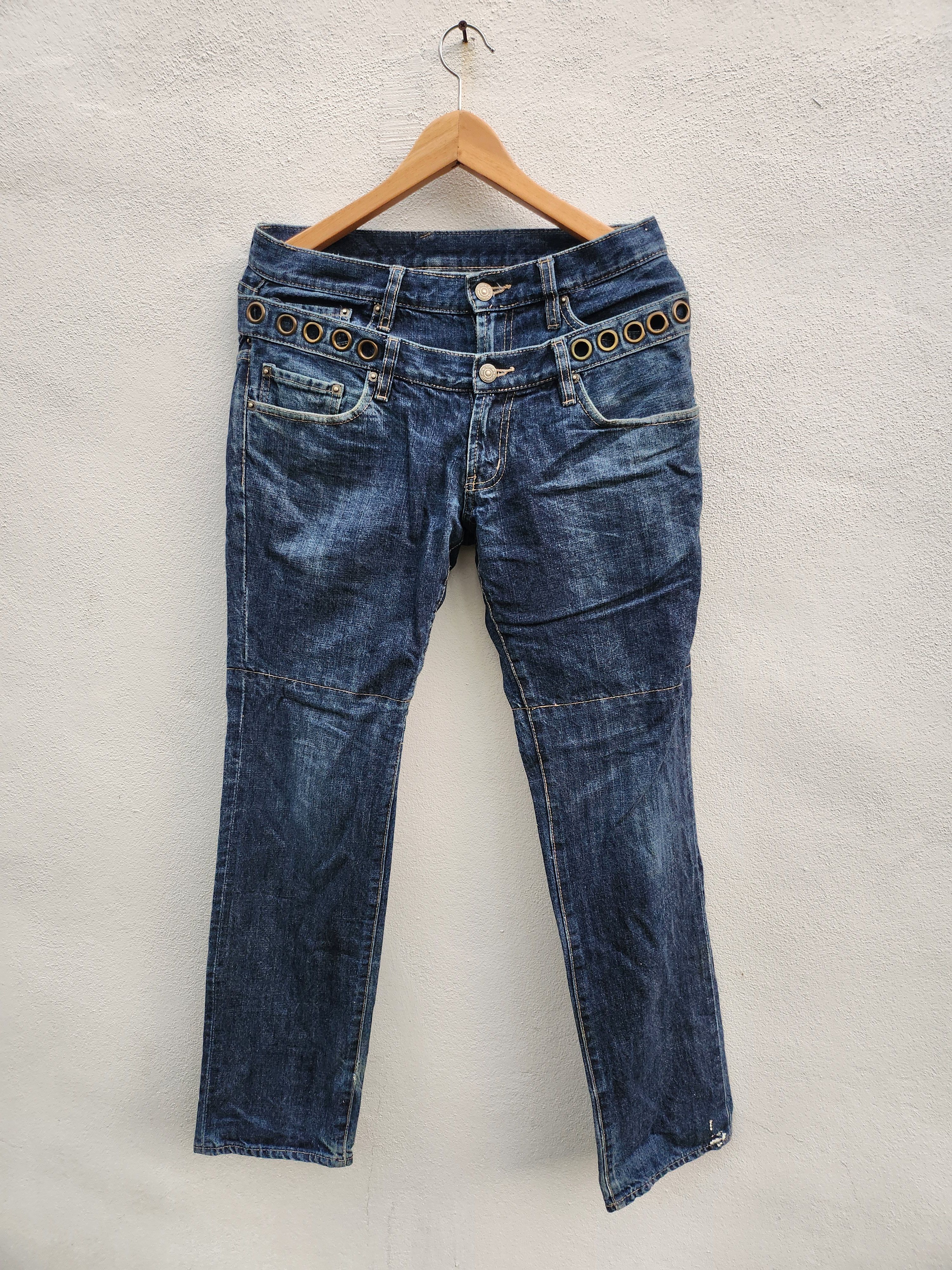 PPFM 💥PPFM Double Waist Denim Avant Garde Japan Size US 30 / EU 46 - 1 Thumbnail