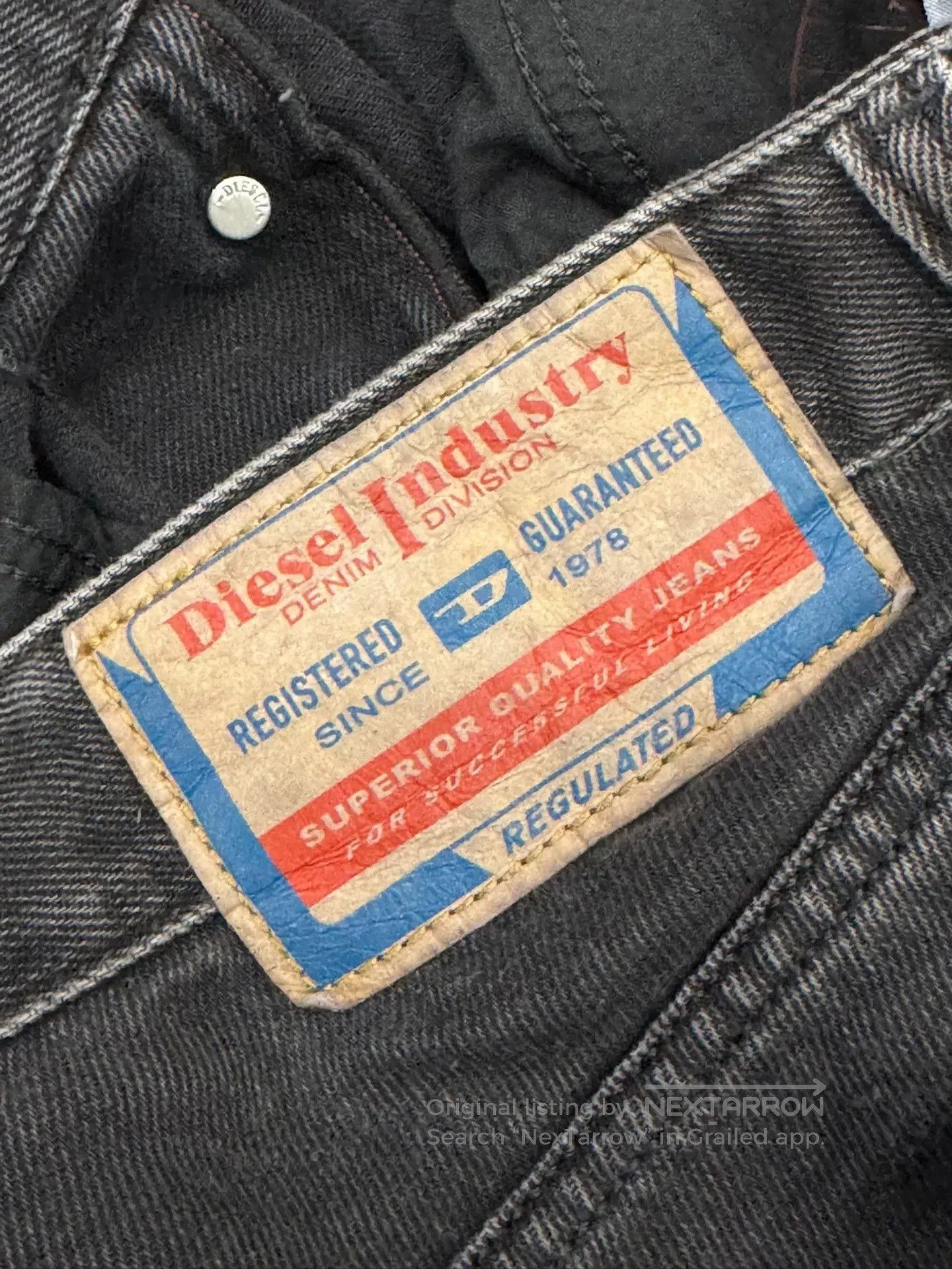 Diesel Diesel Black Wide. Size US 34 / EU 50 - 8 Thumbnail