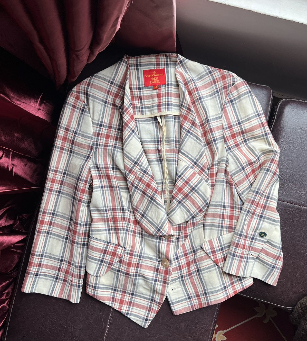 Vivienne Westwood Vivienne Westwood red label tartan wool blazer ♥️💙 Size XS / US 0-2 / IT 36-38 - 5 Thumbnail
