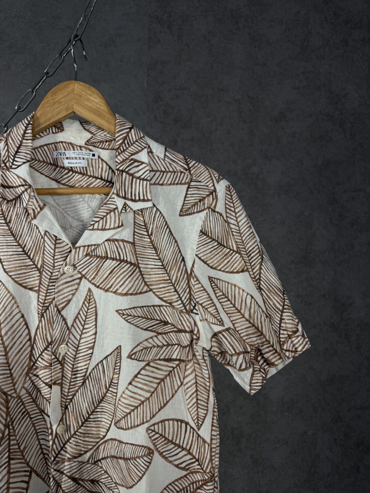 Zara Zara Man designer hawaiian shirt Size US S / EU 44-46 / 1 - 2 Thumbnail