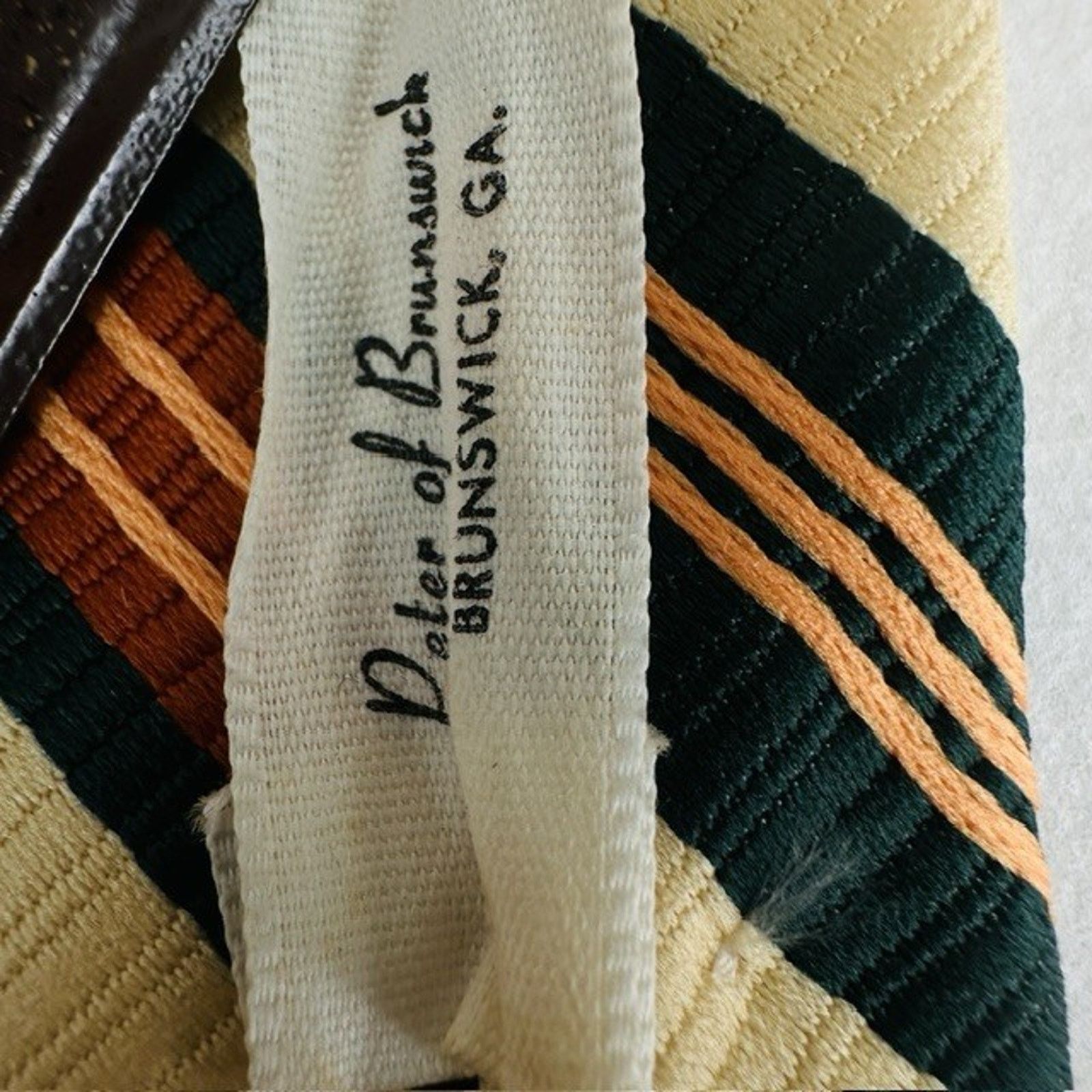 Other Johnny Carson Necktie Yellow w/Stripes 55" Grandpacore VTG Size ONE SIZE - 3 Thumbnail