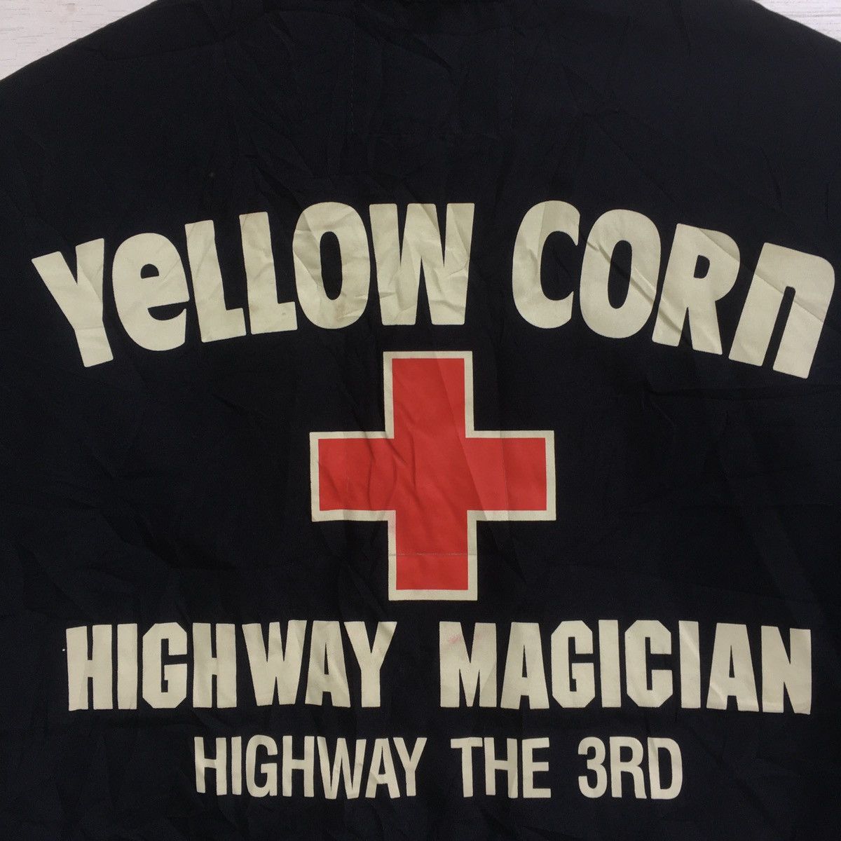 Vintage YELLOW CORN WINDBREAKER SINGLE LIGHT LAYER JACKET Size US L / EU 52-54 / 3 - 2 Thumbnail
