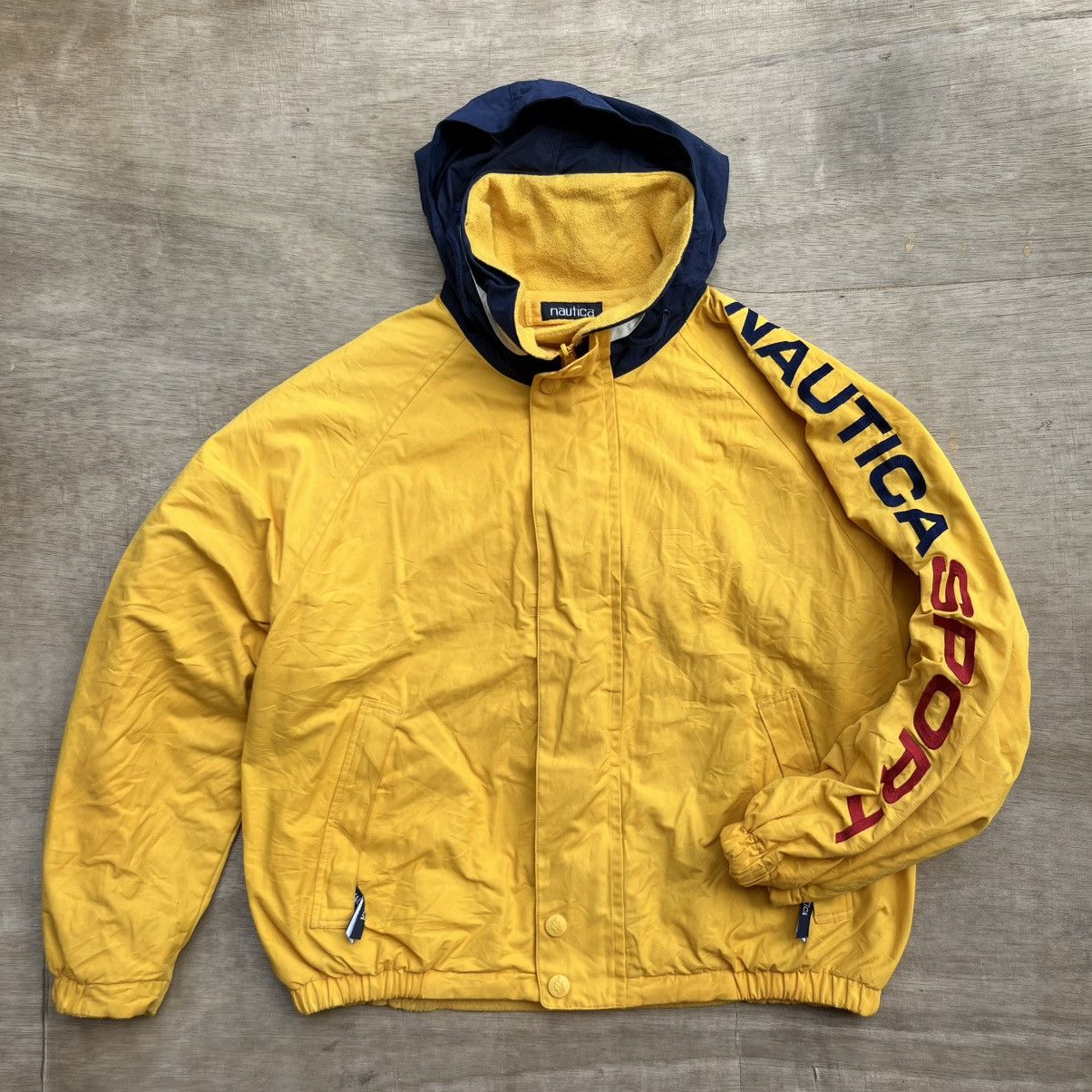 Polo Ralph Lauren × Tommy Hilfiger × Vintage NAUTICA SAILING & WOOL REVERSIBLE JACKET Size US L / EU 52-54 / 3 - 1 Thumbnail