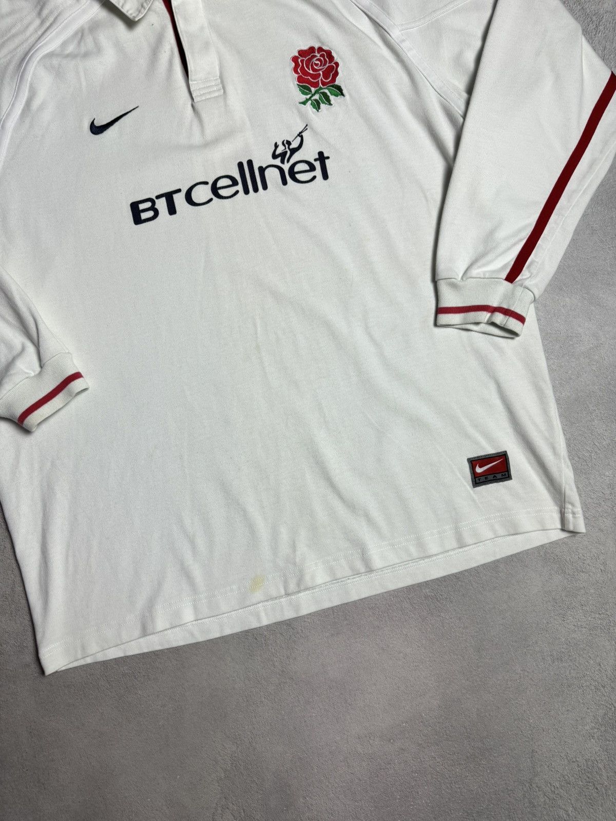 Nike England 1999 2000 Home Rugby Shirt Long Sleeve Jersey Nike Size US XXL / EU 58 / 5 - 4 Thumbnail