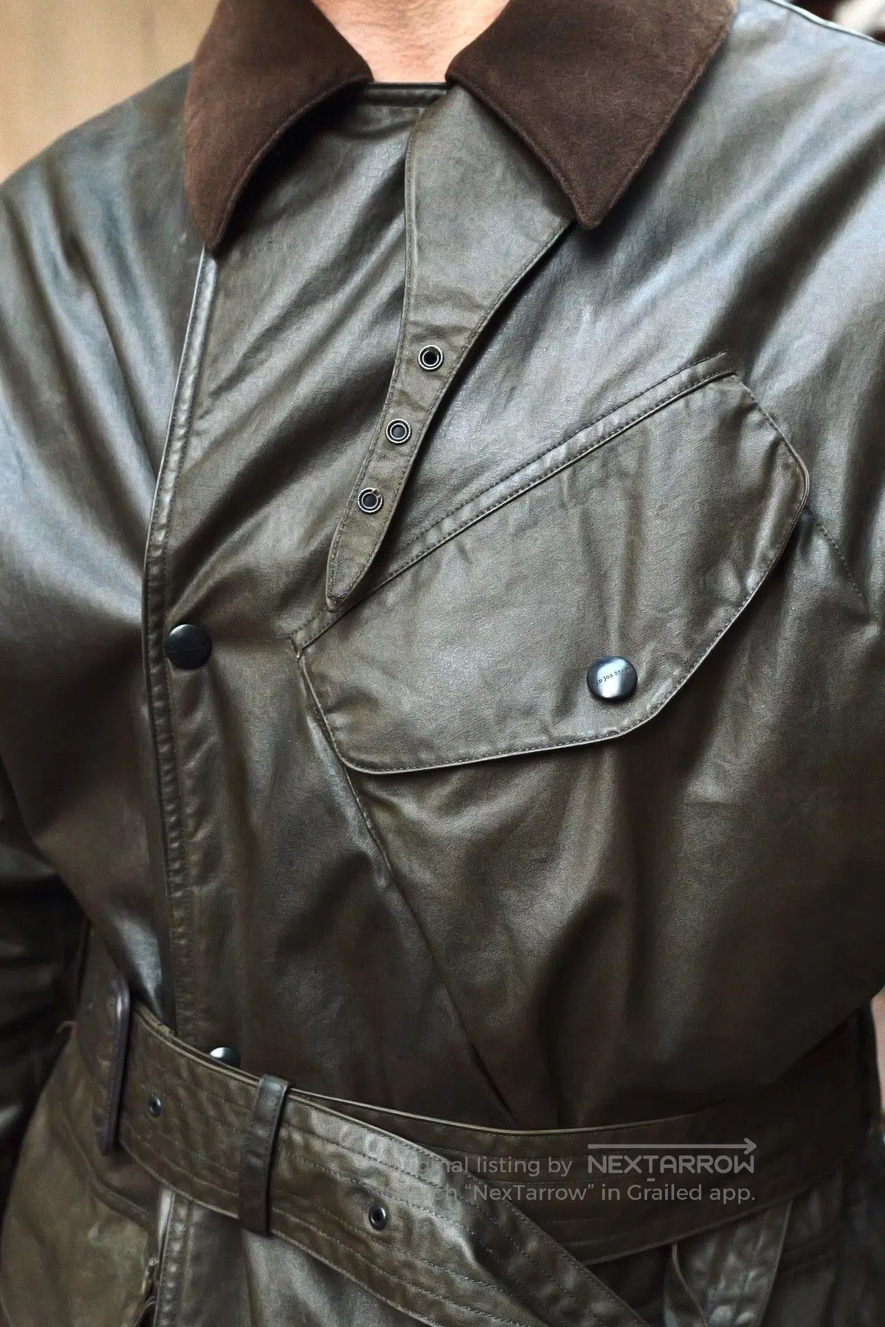 Old Joe Oldjoe Wax Jacket Size 36. Size US M / EU 48-50 / 2 - 3 Thumbnail