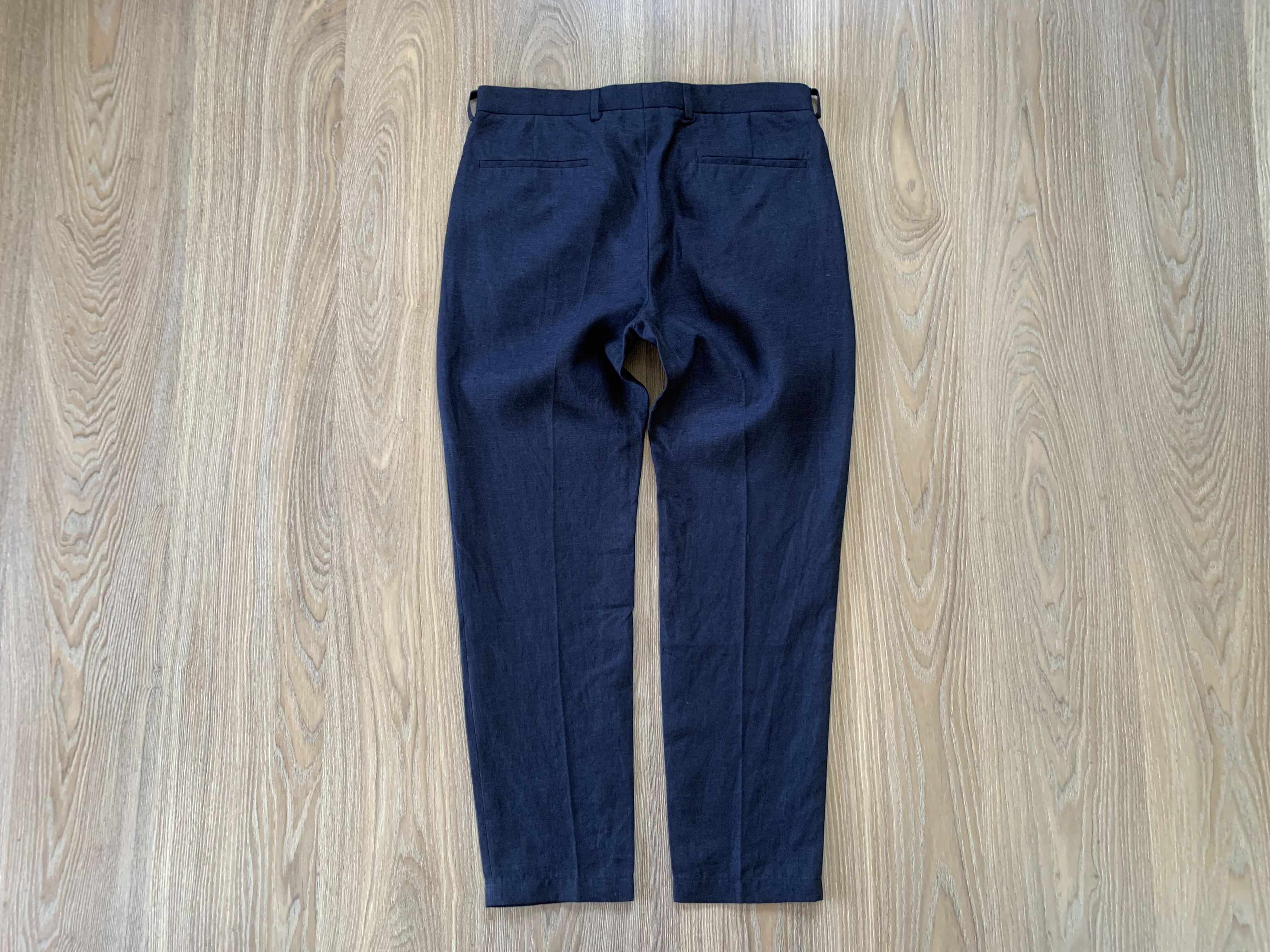 Designer × Strellson Strellson Till Linen Blue Suit Trousers Size 48L - 8 Thumbnail
