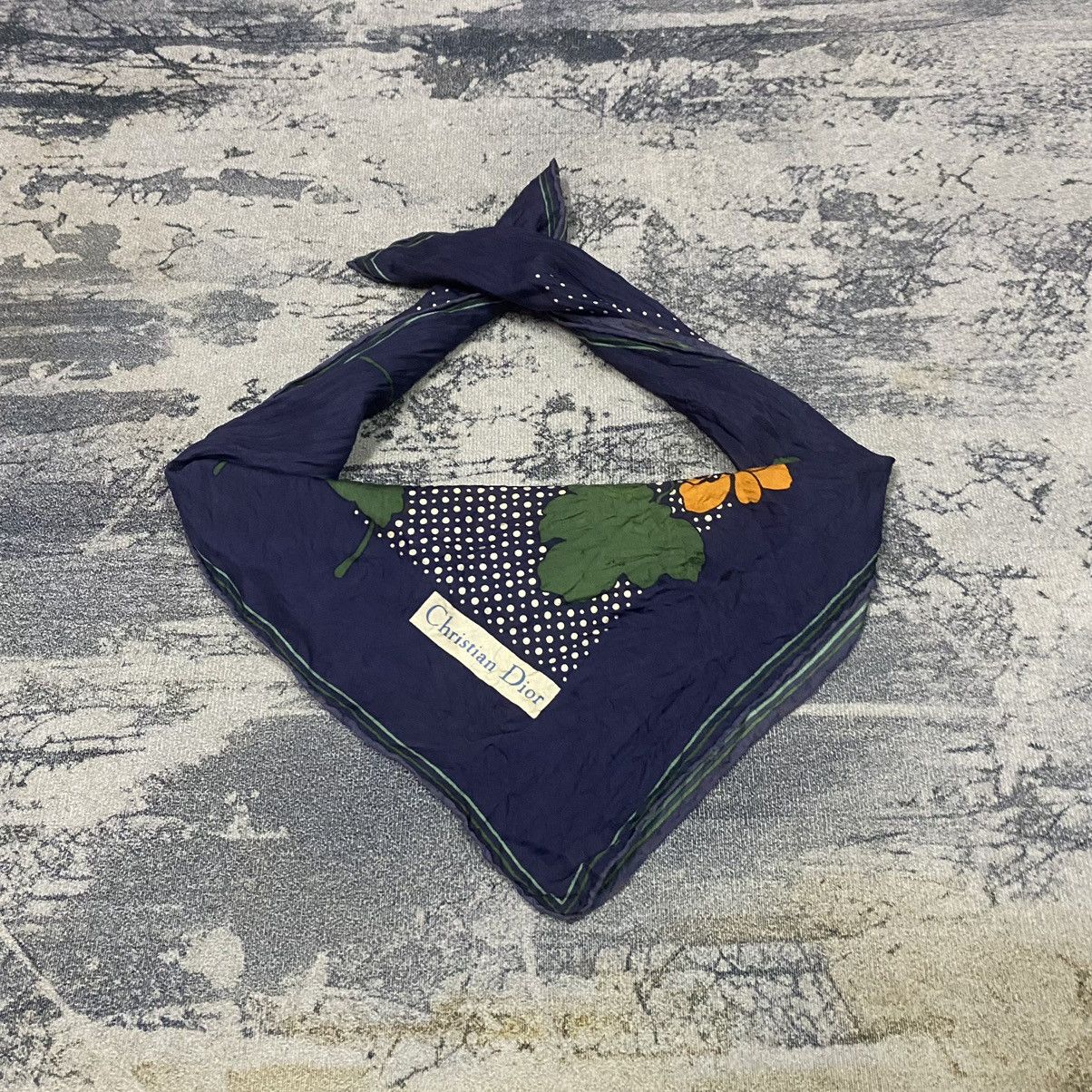 Christian Dior Monsieur × Dior Vintage Christian Dior Floral Motive Bandana Scarf Size ONE SIZE - 1 Thumbnail