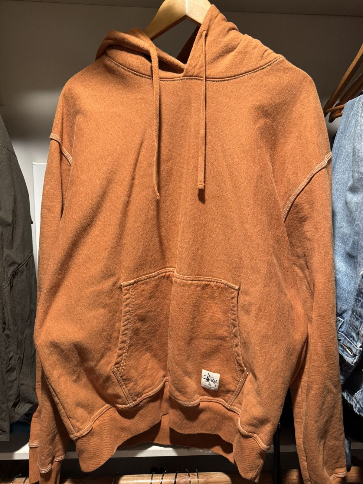 Stussy Stussy Contrast Stitching Hoodie Size US XL / EU 56 / 4 - 1 Thumbnail