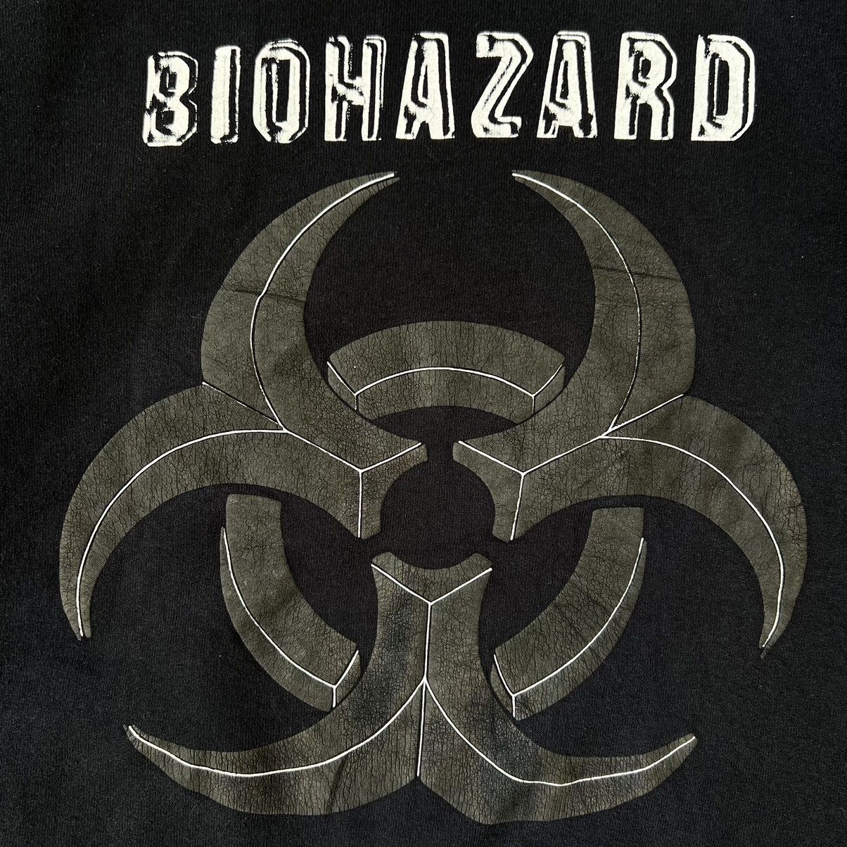 Band Tees Vintage 90s Biohazard State of the world address 1994 hooded Size US XL / EU 56 / 4 - 6 Thumbnail