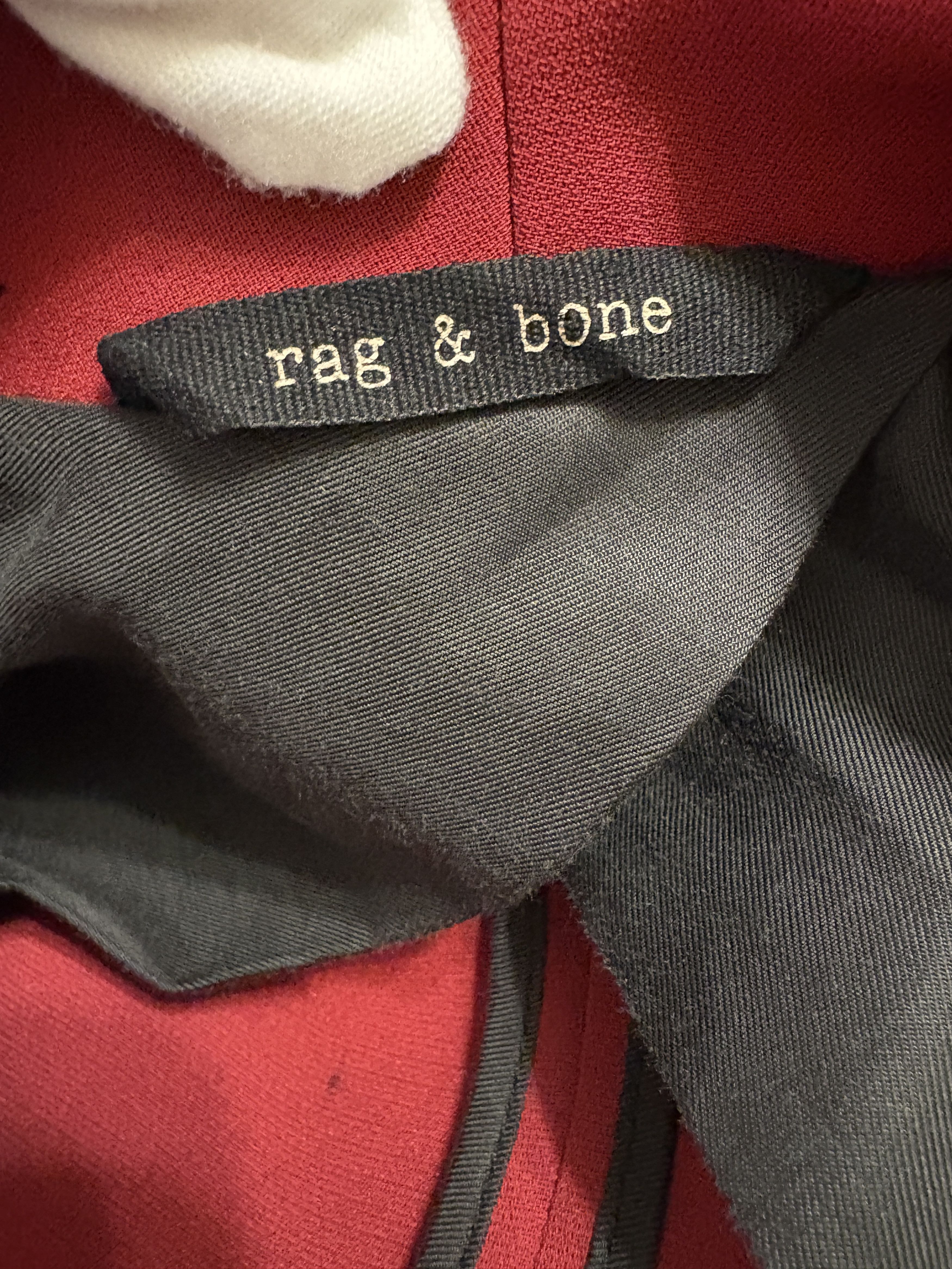 Rag & Bone Rag & Bone Burgundy Shawl Collar Blazer – Size S Size S / US 4 / IT 40 - 6 Thumbnail