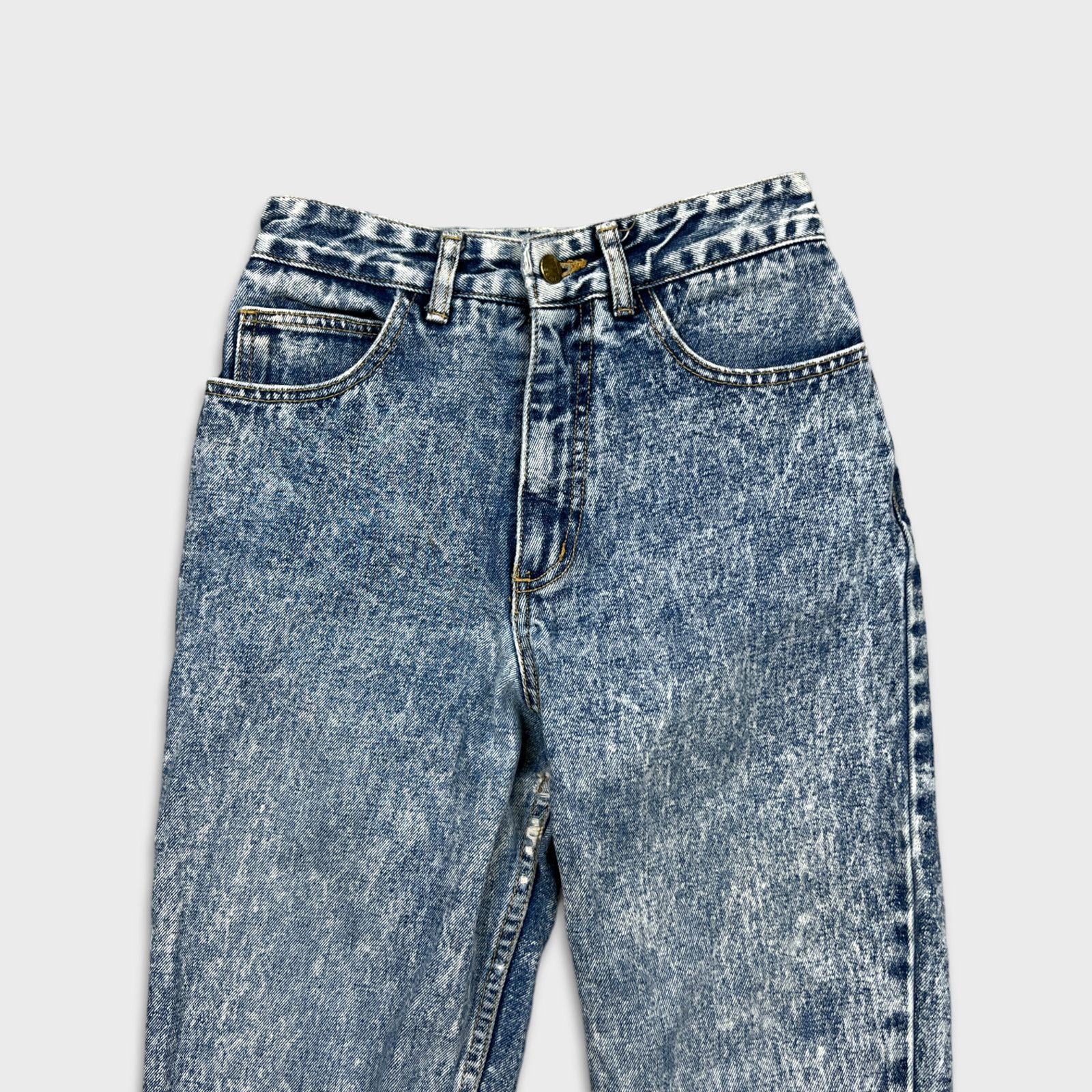 Guess × Vintage VTG Guess Jeans 26x26 Marciano USA Acid Wash Taper 90s Pants Size 26" / US 2 / IT 38 - 2 Thumbnail