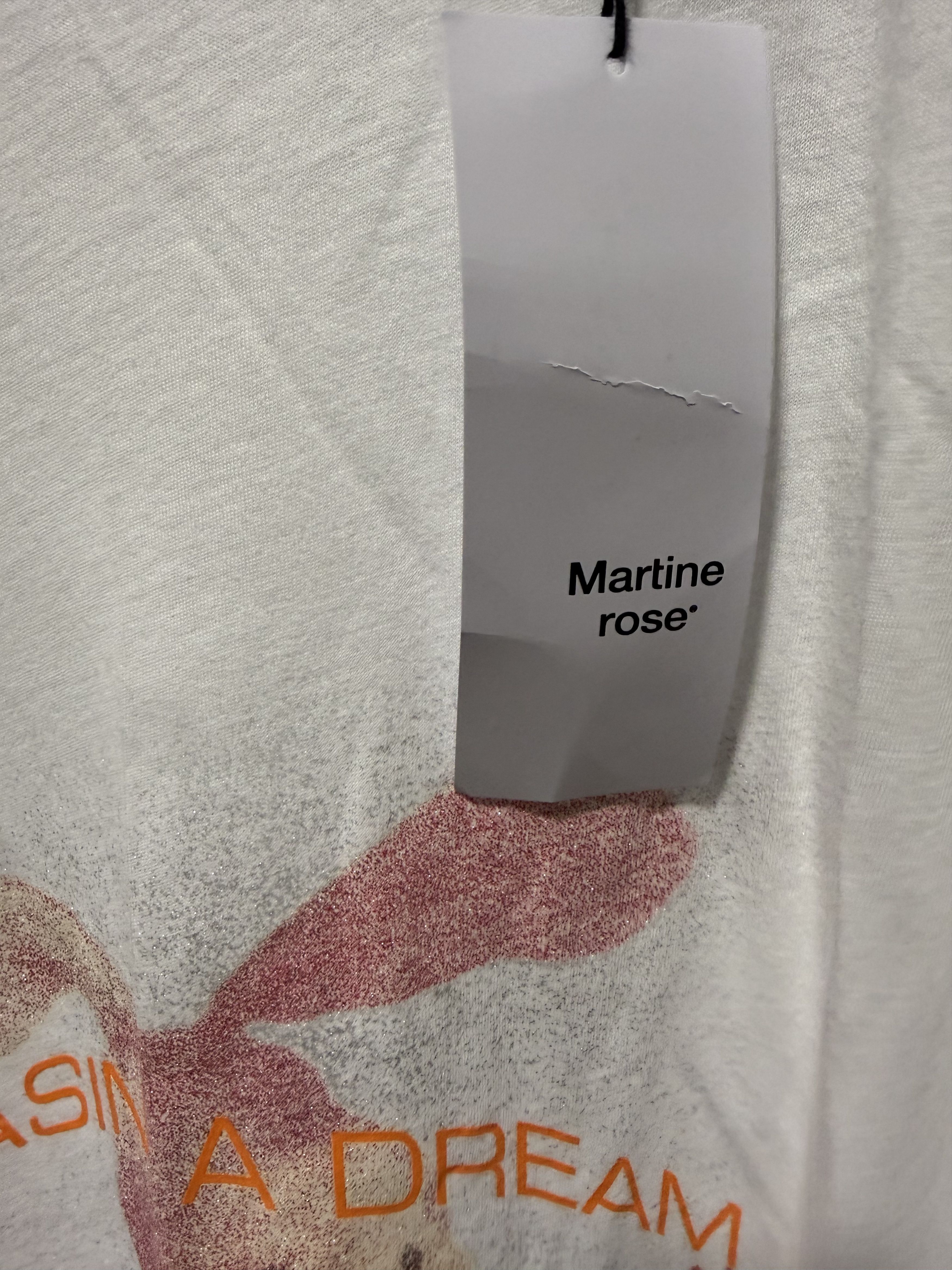 Martine Rose Martine Rose Oversized Noisy Bunny Tee 'White' Size US M / EU 48-50 / 2 - 3 Thumbnail