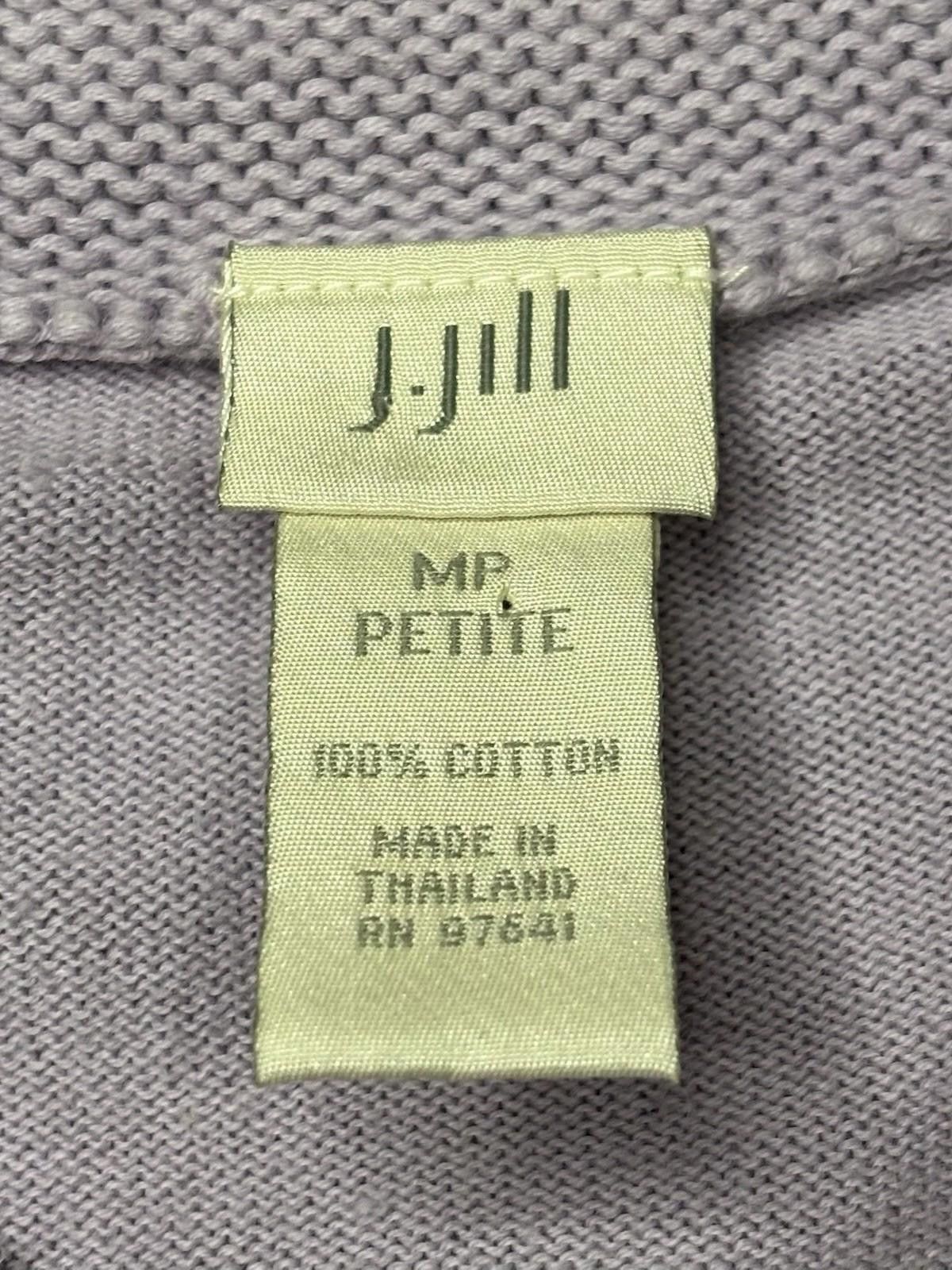Other J Jill Sweater Womens Medium P Cotton Shawl V-Neck Button Size M / US 6-8 / IT 42-44 - 2 Thumbnail