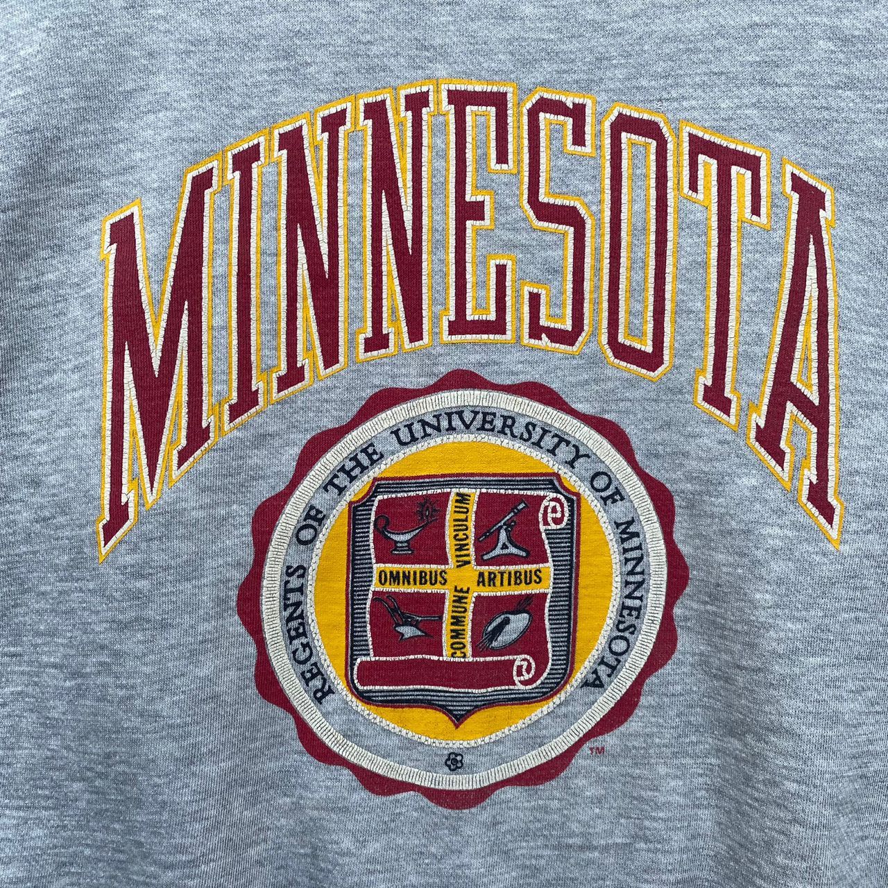 Vintage VINTAGE UNIVERSITY OF MINNESOTA SWEATSHIRT LARGE PULLOVER Size US L / EU 52-54 / 3 - 3 Thumbnail