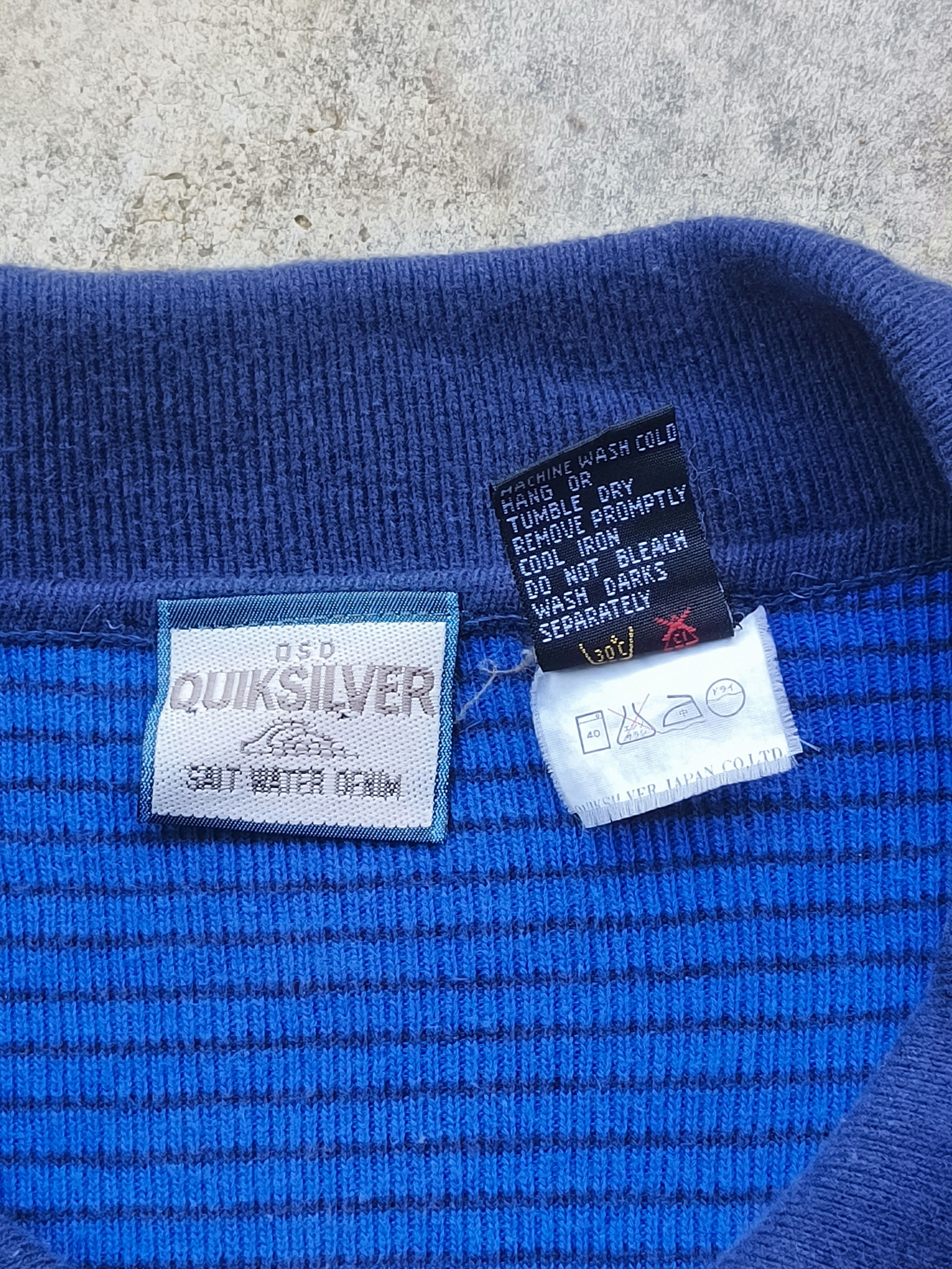 Quiksilver Vintage 90s Quiksilver half zipper knitwear jumper Size US M / EU 48-50 / 2 - 7 Thumbnail