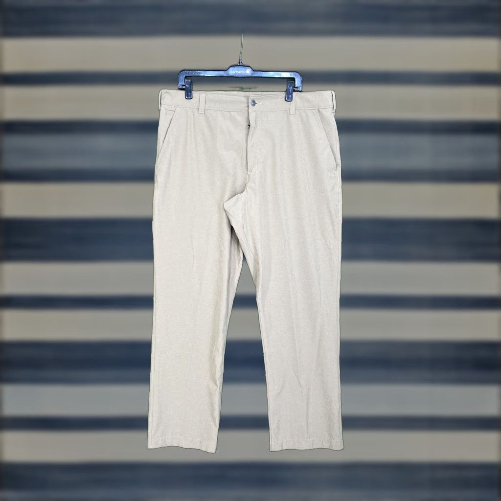 Duluth Trading Company DuluthPants Mens 38x30 Over Chino Beige Slacks Khakis Workwear Size US 38 / EU 54 - 1 Thumbnail