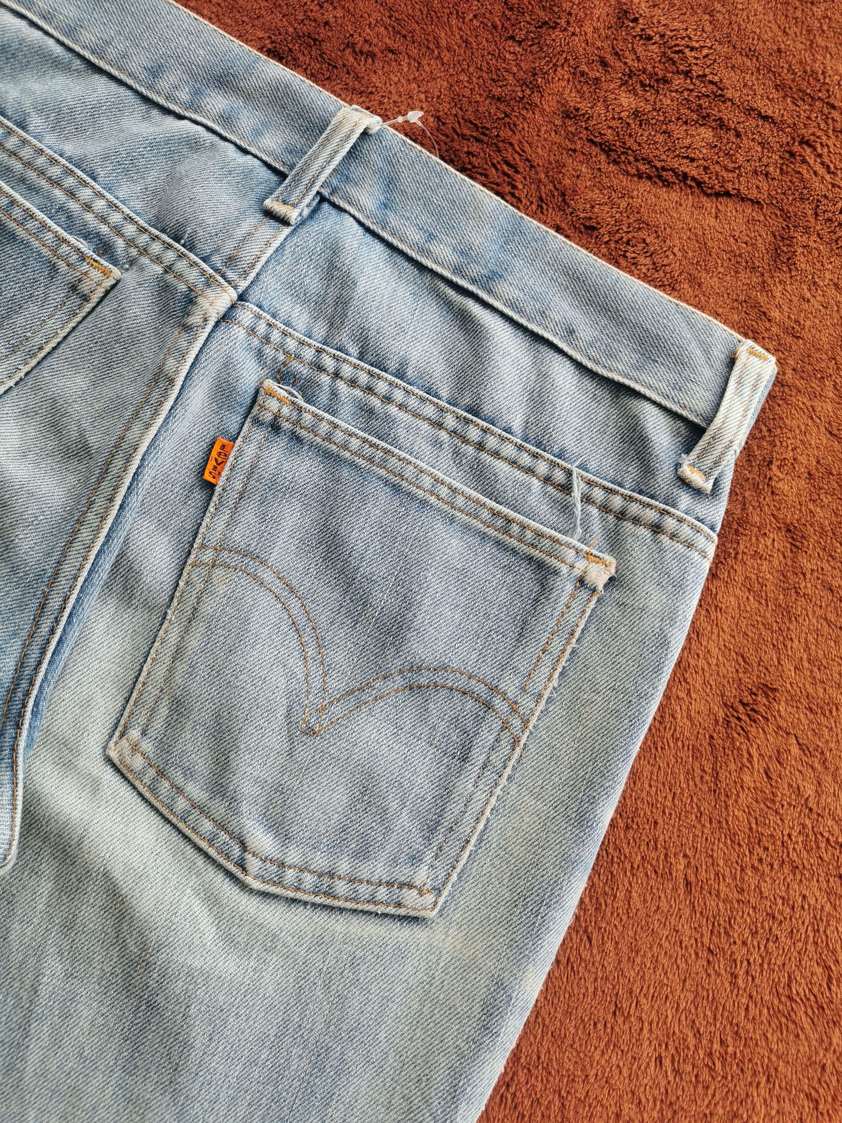 Levi's 70s-80s era LEVIS flare vintage orange tag RARE Size US 30 / EU 46 - 5 Thumbnail