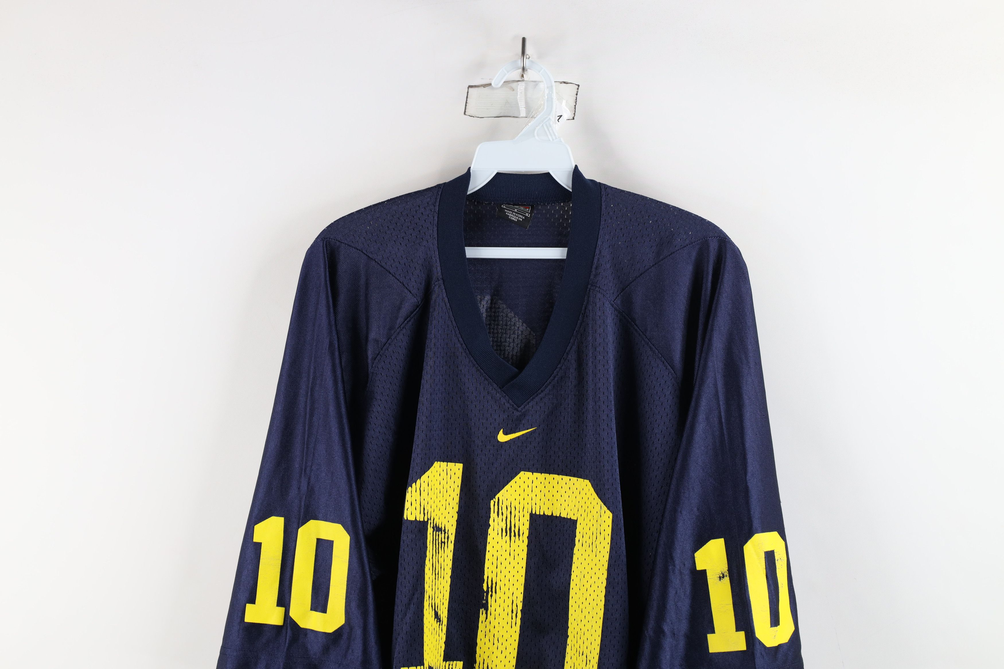 Nike × Vintage Vintage Nike Brady University of Michigan Football Jersey Size US L / EU 52-54 / 3 - 2 Thumbnail