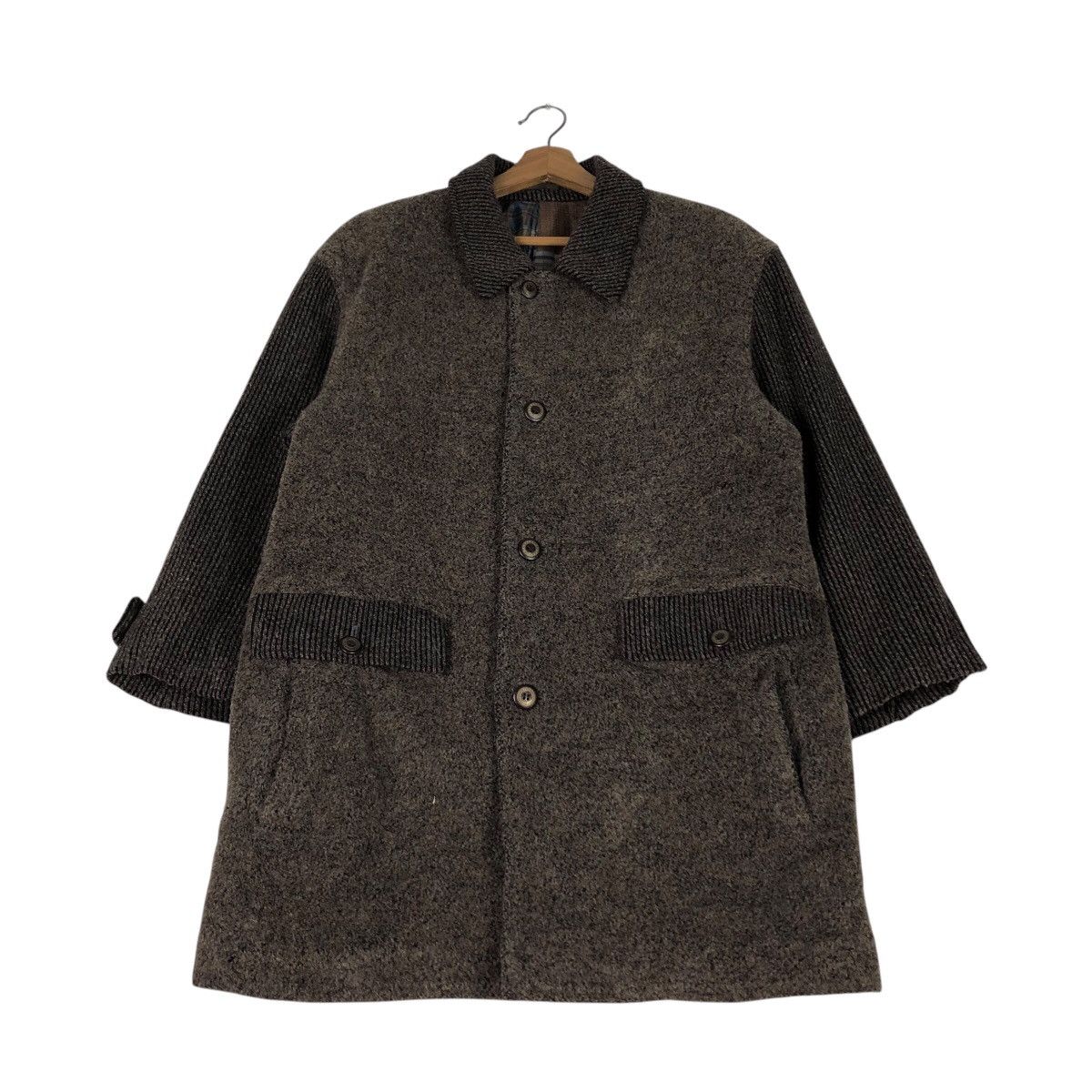 Japanese Brand Vintage Alpaca Mountain Mixed Fabric Construction Workwear Size US M / EU 48-50 / 2 - 3 Thumbnail