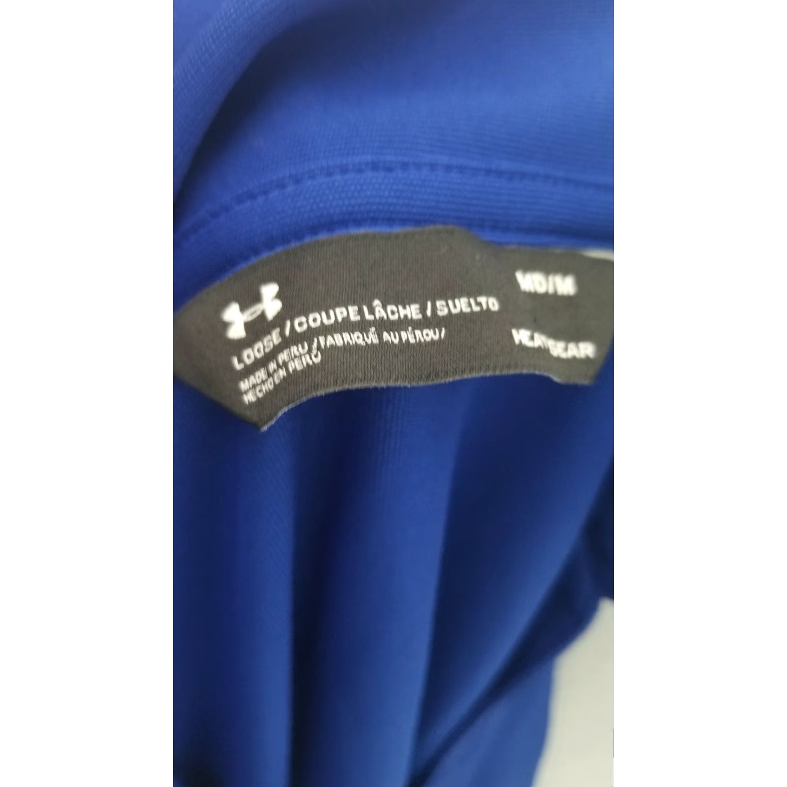 Under Armour Womens M Under Armour Heat Gear Polo Shirt Blue Polo Shirt Polo Under Armour Heat Gear Women M Blue Casual Shirt Size M / US 6-8 / IT 42-44 - 2 Thumbnail