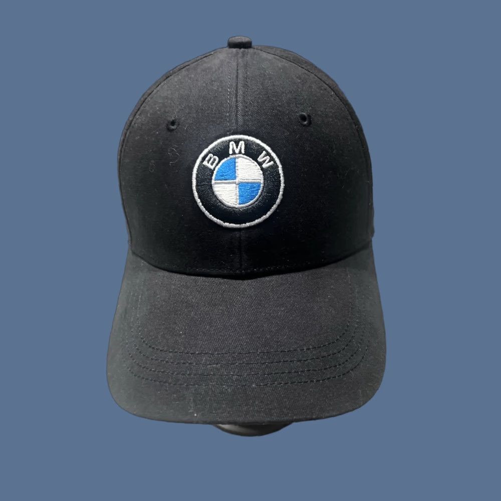 BMW BMW Cap Hat Embroidered Black Breathable Classic Adjustable OSFA Strapback Size ONE SIZE - 1 Thumbnail