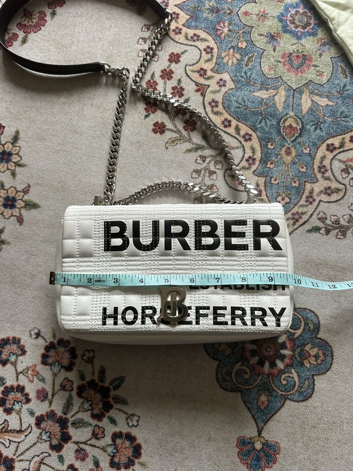 Burberry BURBERRY Horseferry Print Smalla Lola Quilted Chain Bag Size ONE SIZE - 20 Thumbnail